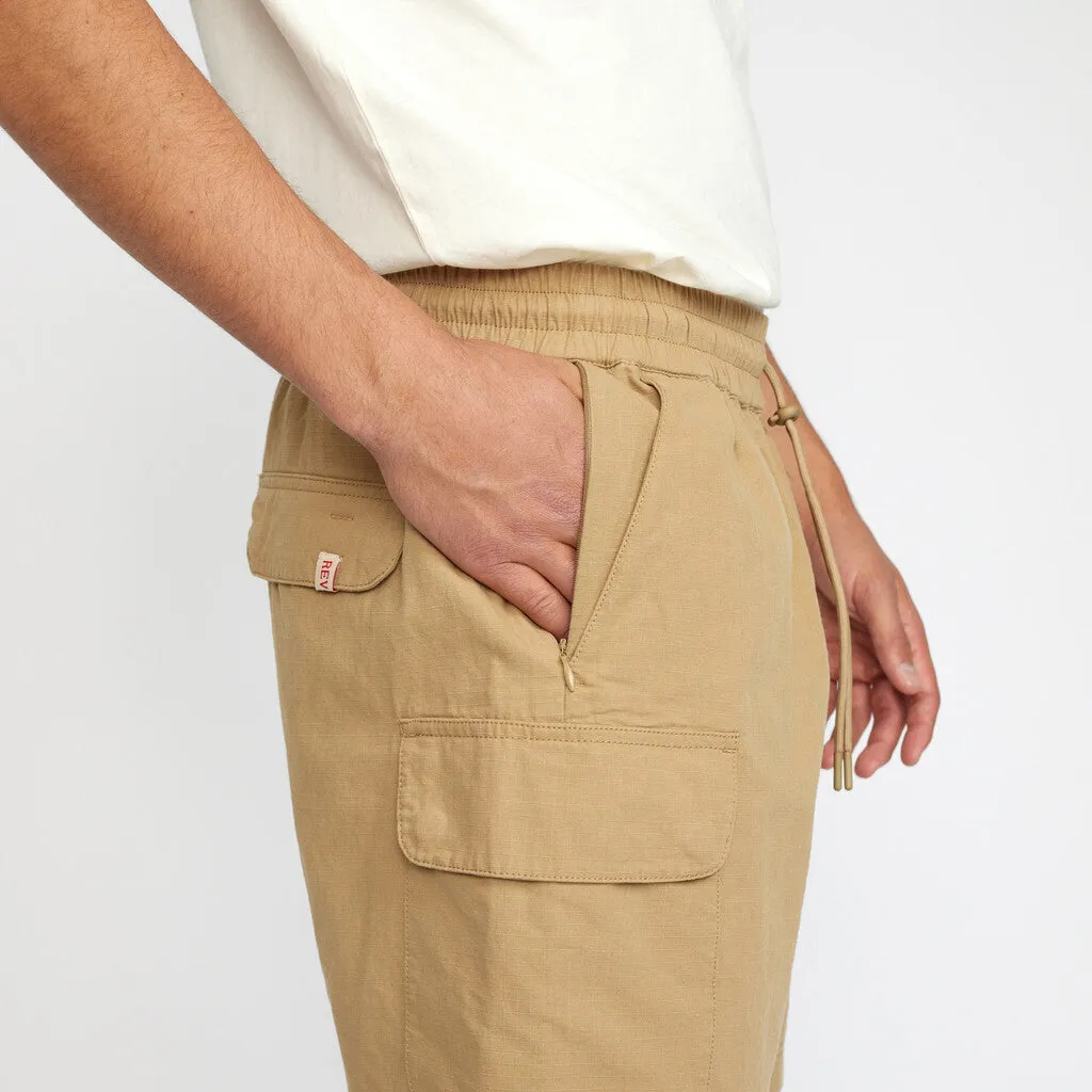 Cargo Shorts / 4064 - Khaki sold by Revolution product image thumbnail 5