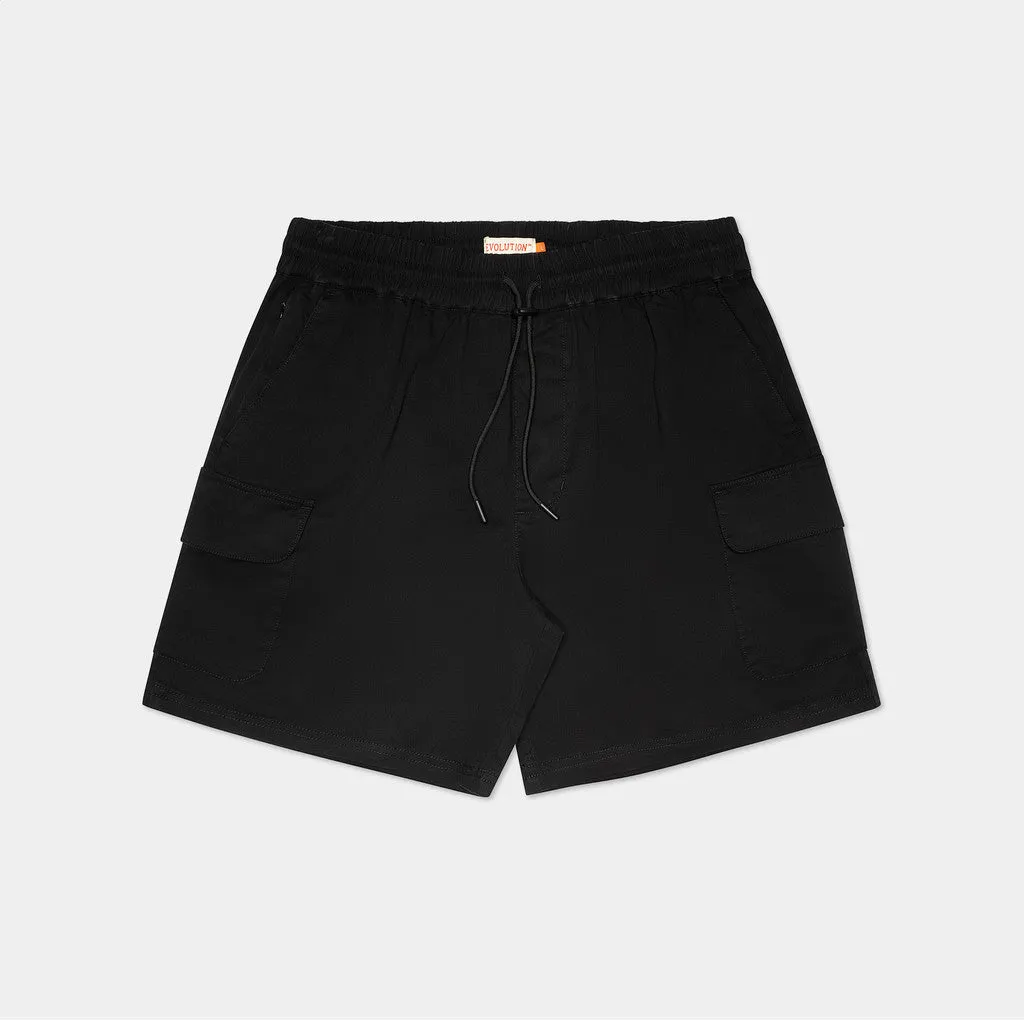 Cargo Shorts / 4015 - Black sold by Revolution