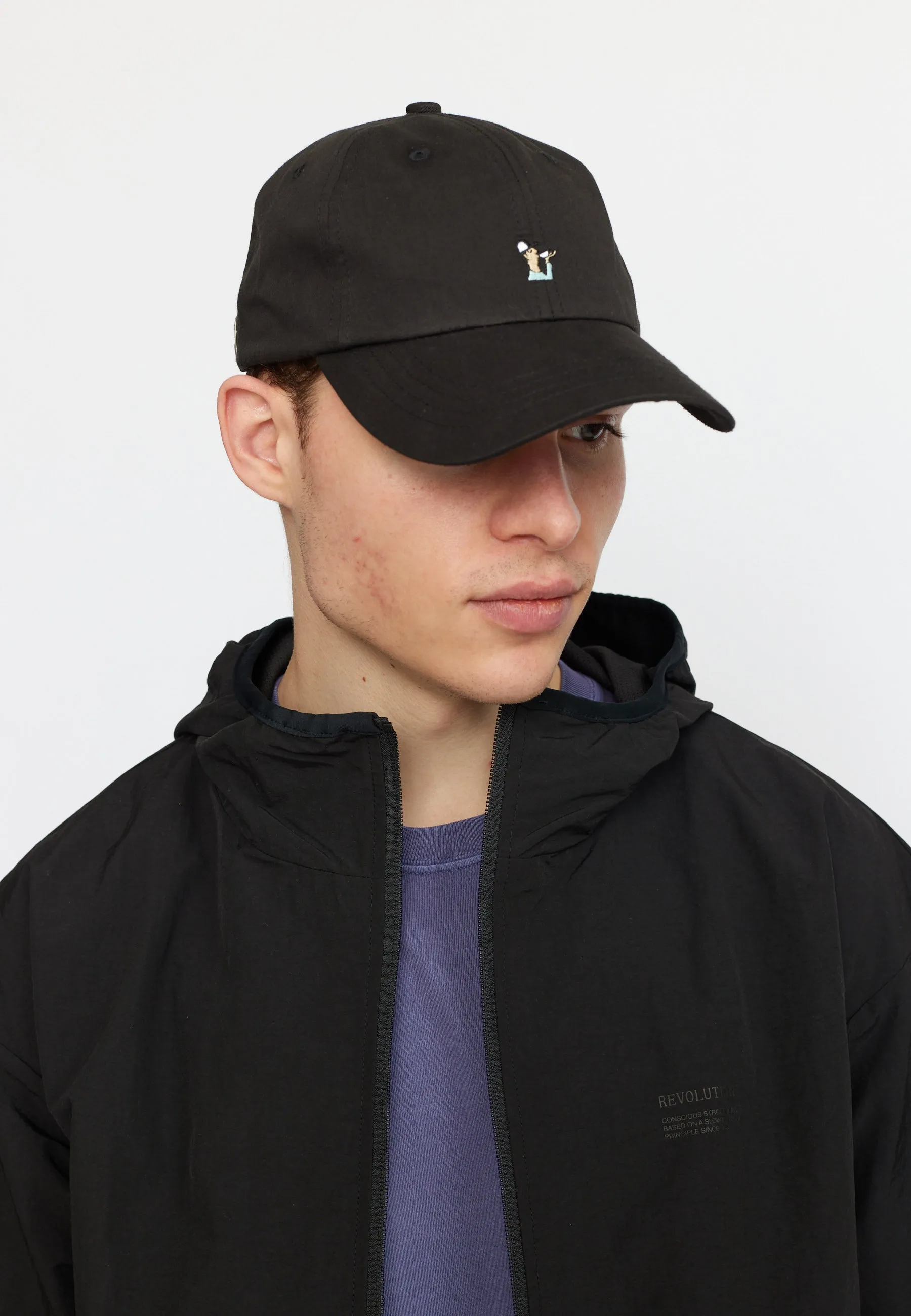 Dad Cap / 9412 ZIP - Black sold by Revolution