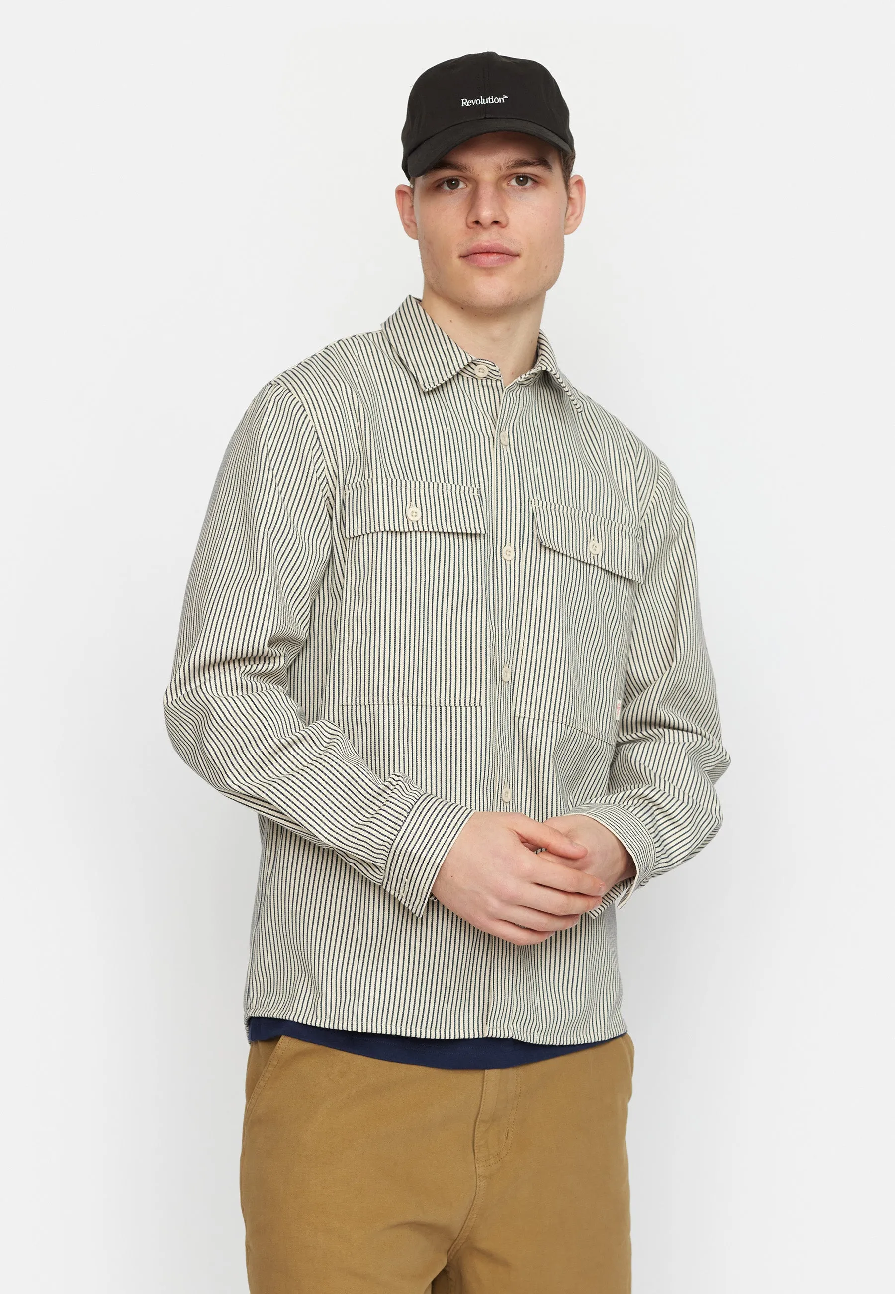 Overshirt with Pocket / 3155 - Navy sold by Revolution