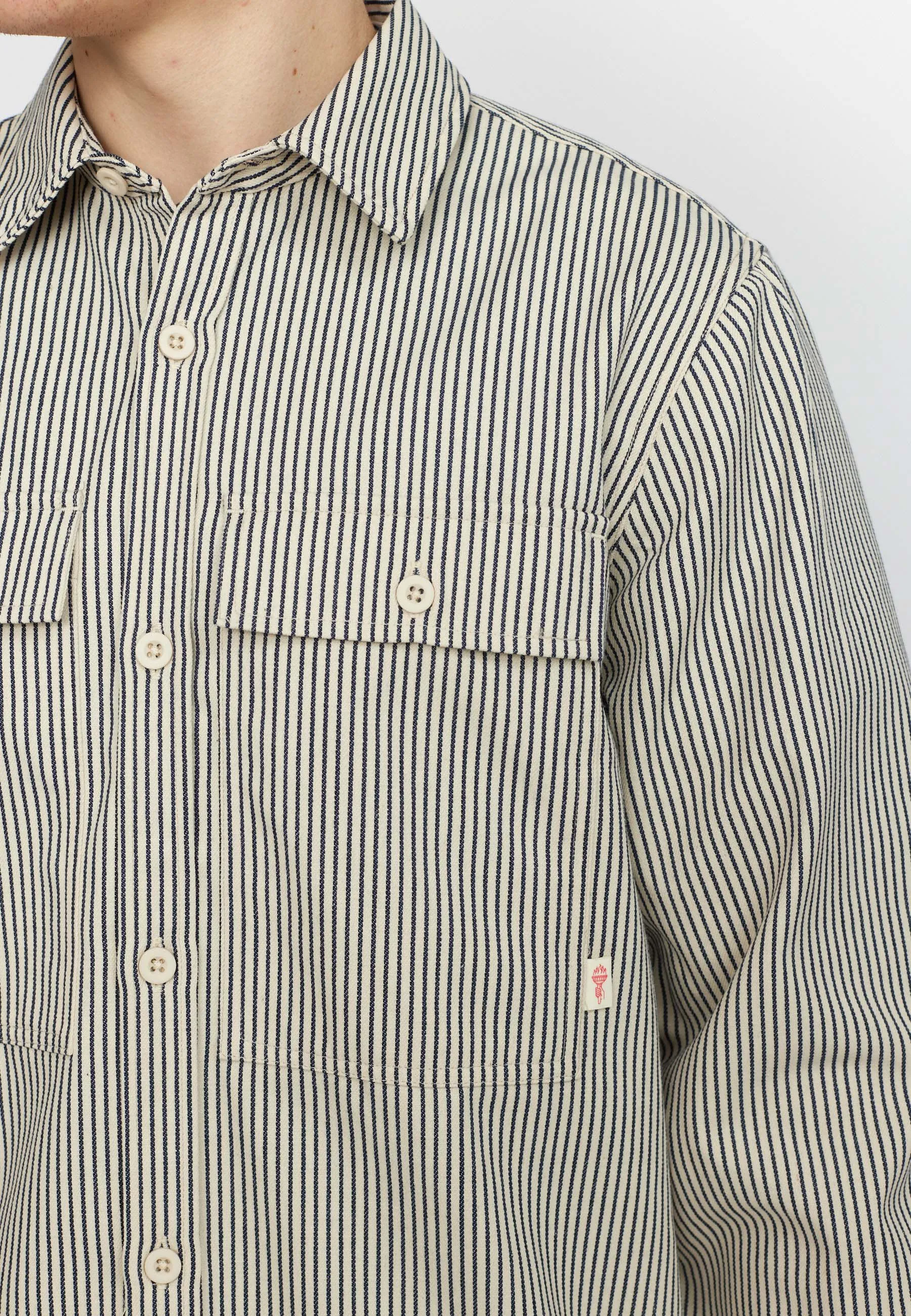 Overshirt with Pocket / 3155 - Navy sold by Revolution product image thumbnail 5