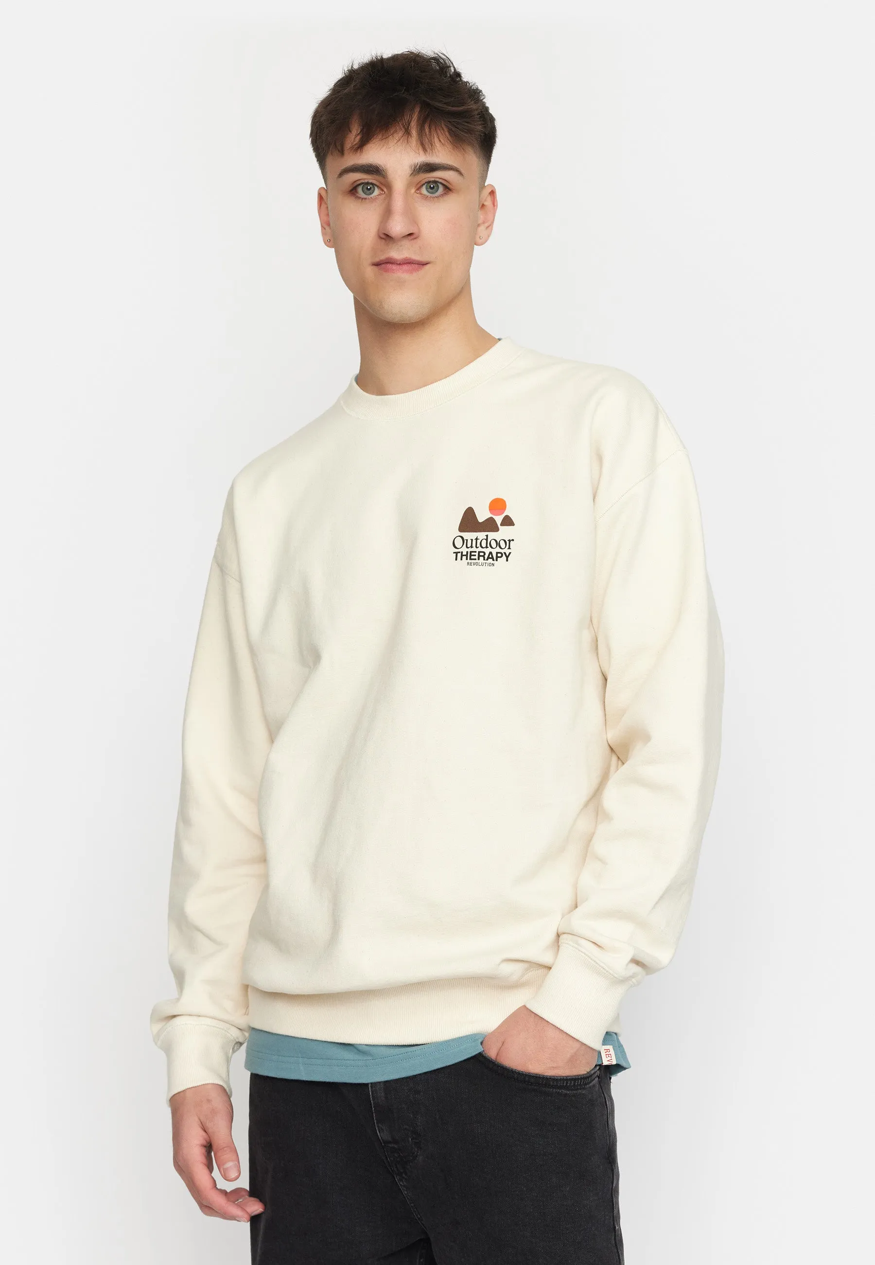 Printed Crewneck / 2786 THE - Offwhite sold by Revolution product image thumbnail 4