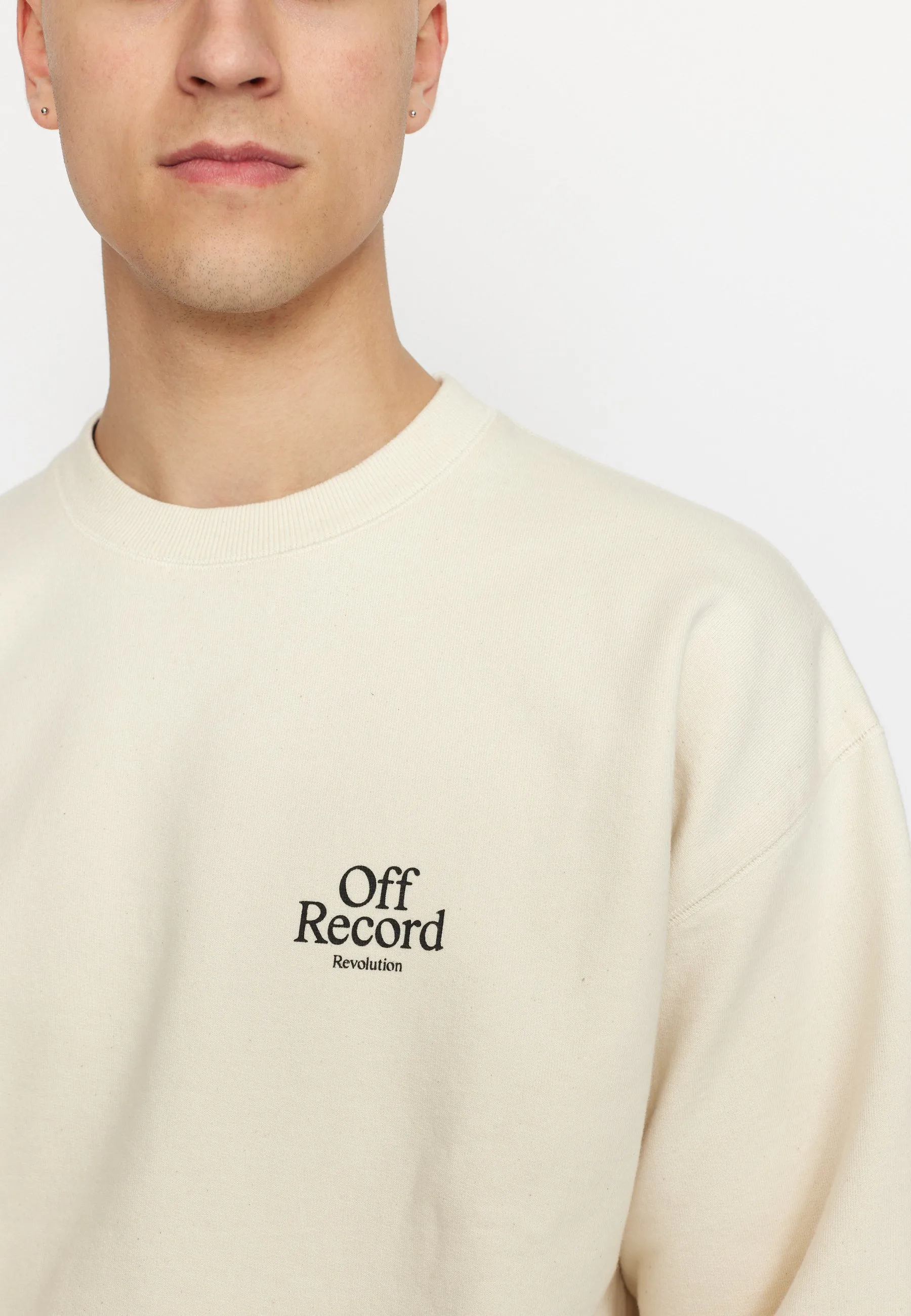 Printed Crewneck / 2786 REC - Offwhite sold by Revolution