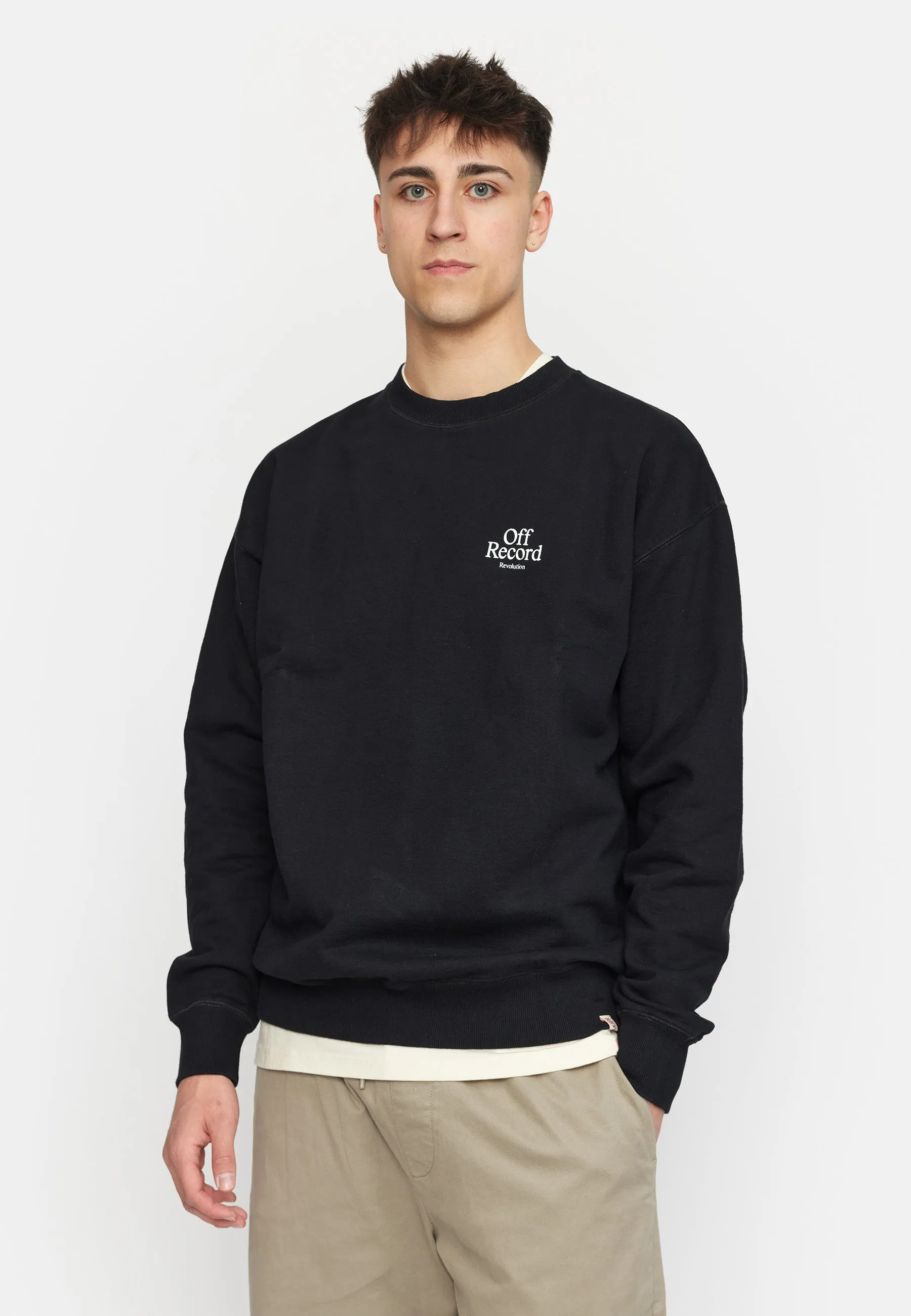 Printed Crewneck / 2786 REC - Black sold by Revolution product image thumbnail 4