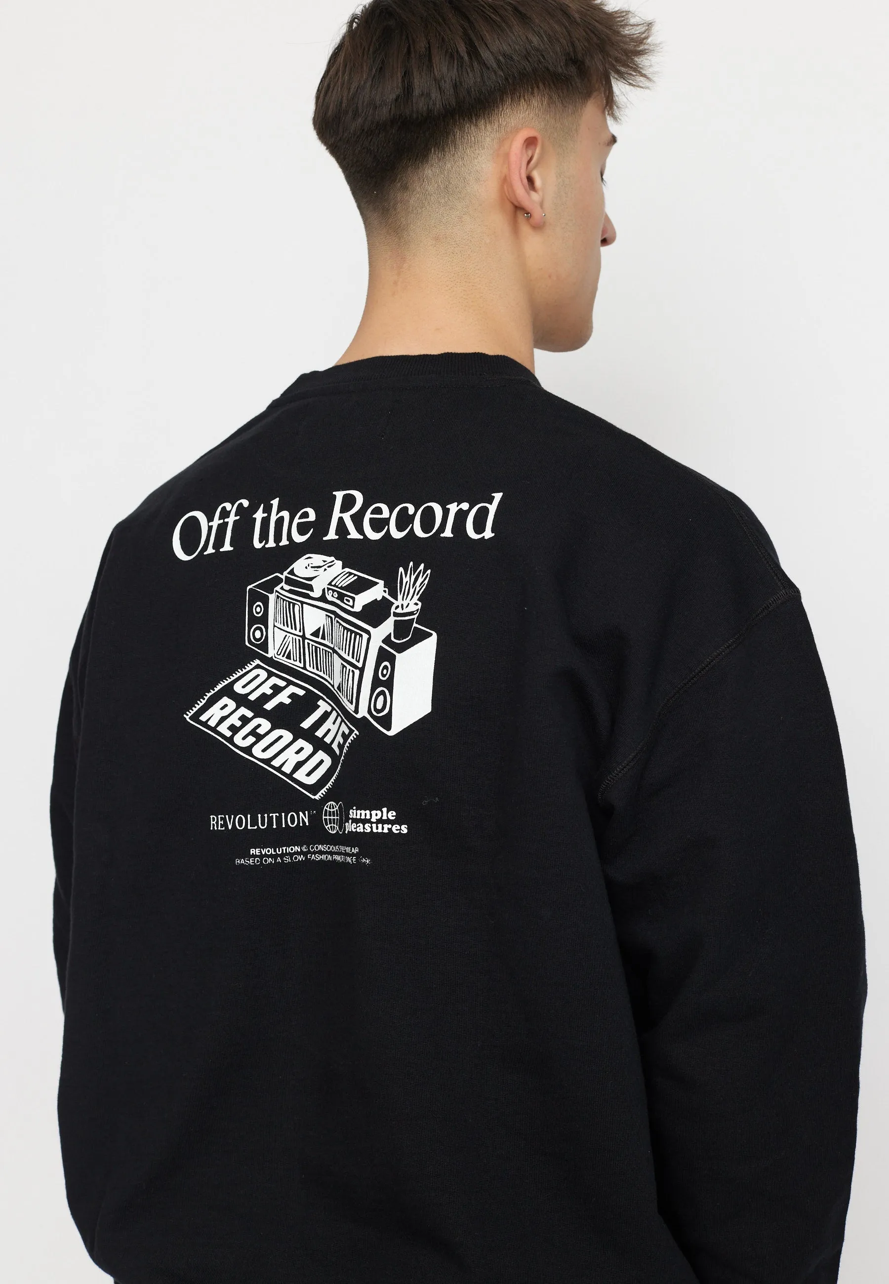 Printed Crewneck / 2786 REC - Black sold by Revolution product image thumbnail 2