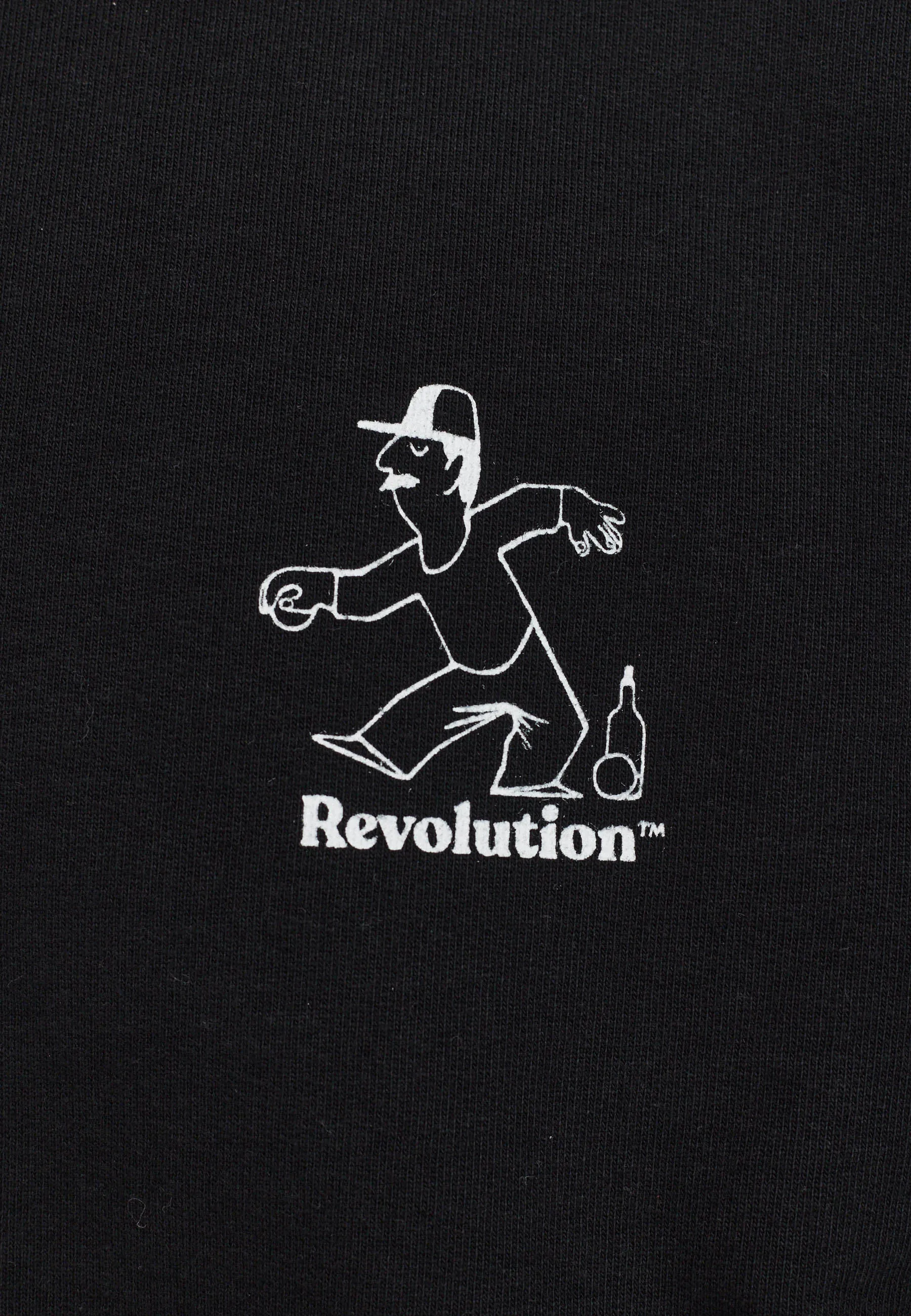 Printed Crewneck / 2786 PET - Black sold by Revolution product image thumbnail 3