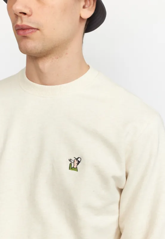 Application Sweatshirt / 2785 ZIP - Offwhite sold by Revolution