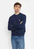 Application Sweatshirt / 2785 WAL - Navy-melange sold by Revolution