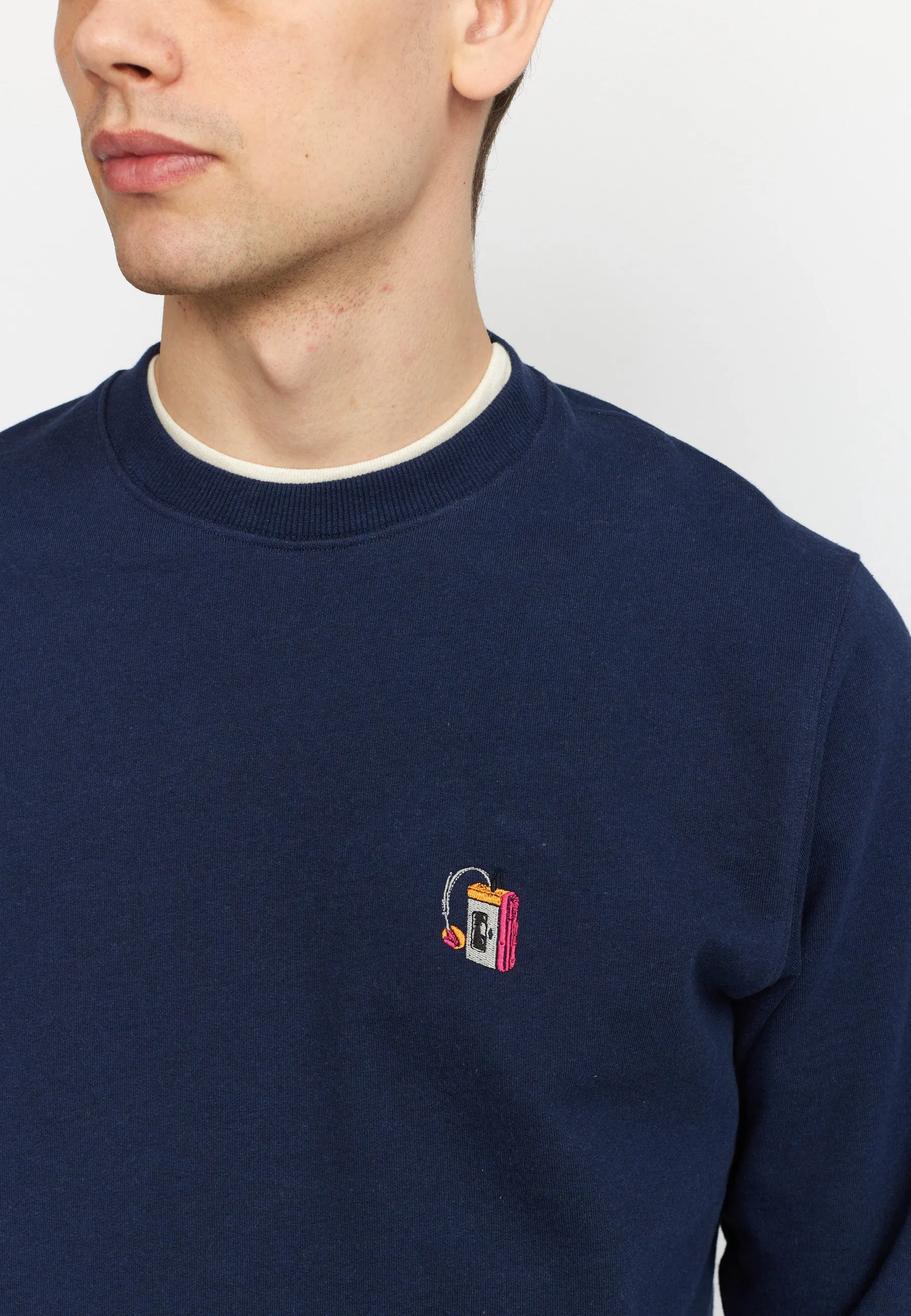 Application Sweatshirt / 2785 WAL - Navy-melange sold by Revolution