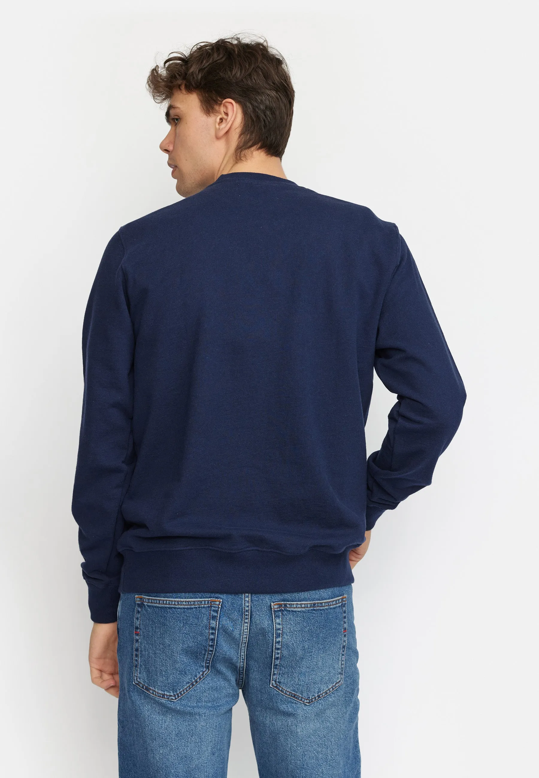 Application Sweatshirt / 2785 WAL - Navy-melange sold by Revolution product image thumbnail 4