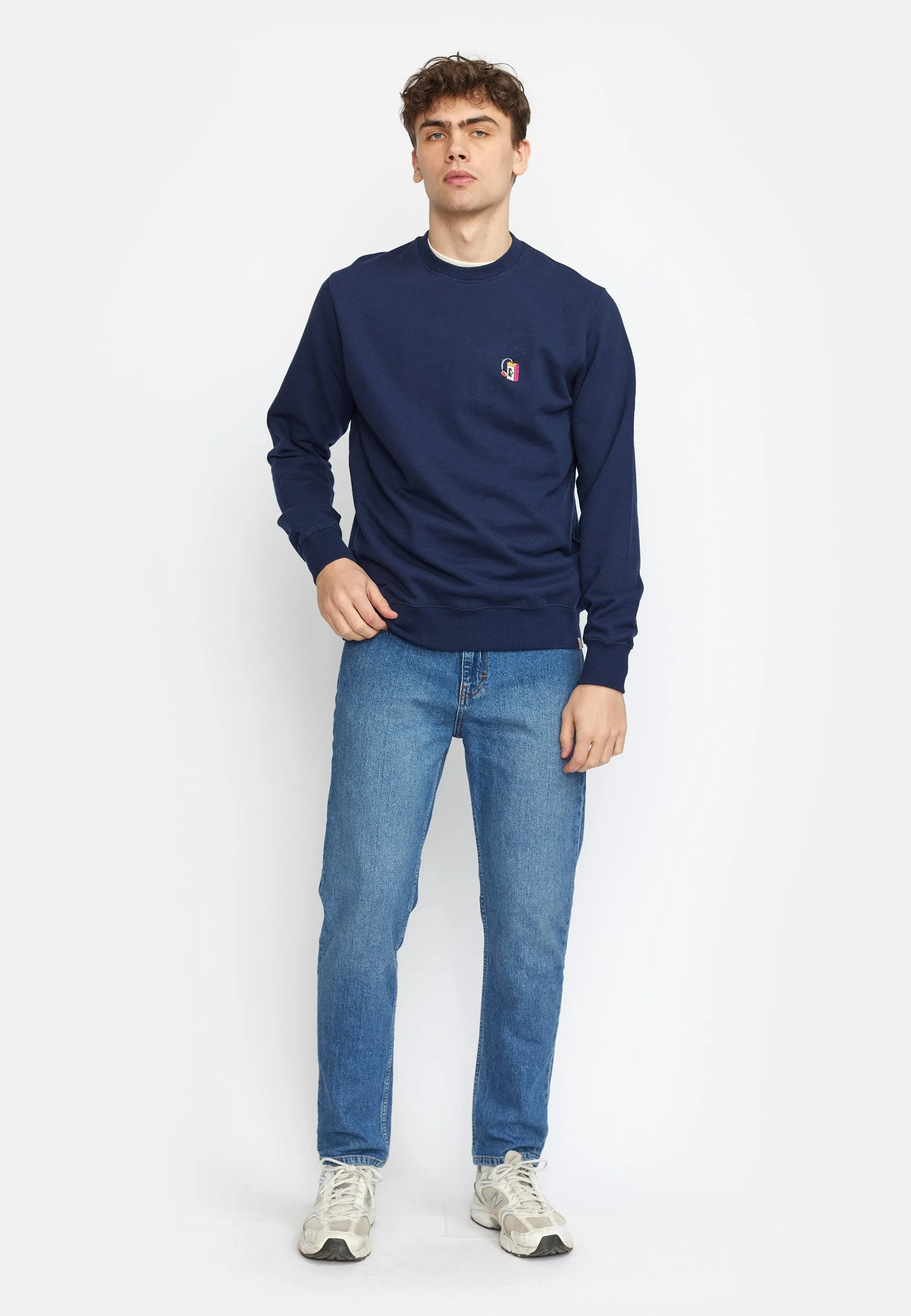 Application Sweatshirt / 2785 WAL - Navy-melange sold by Revolution product image thumbnail 5
