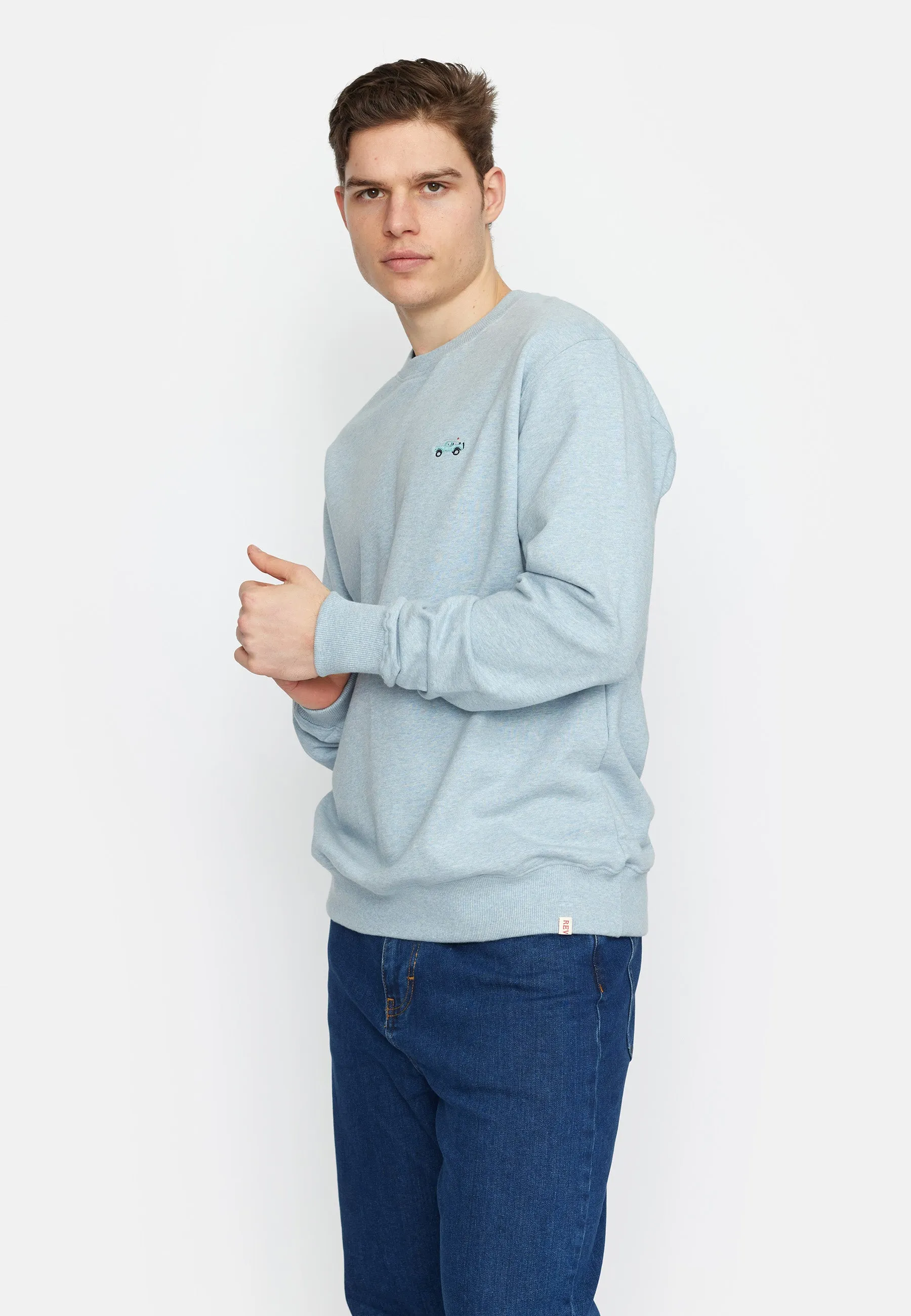 Application Sweatshirt / 2785 JEE - Lightblue sold by Revolution product image thumbnail 5