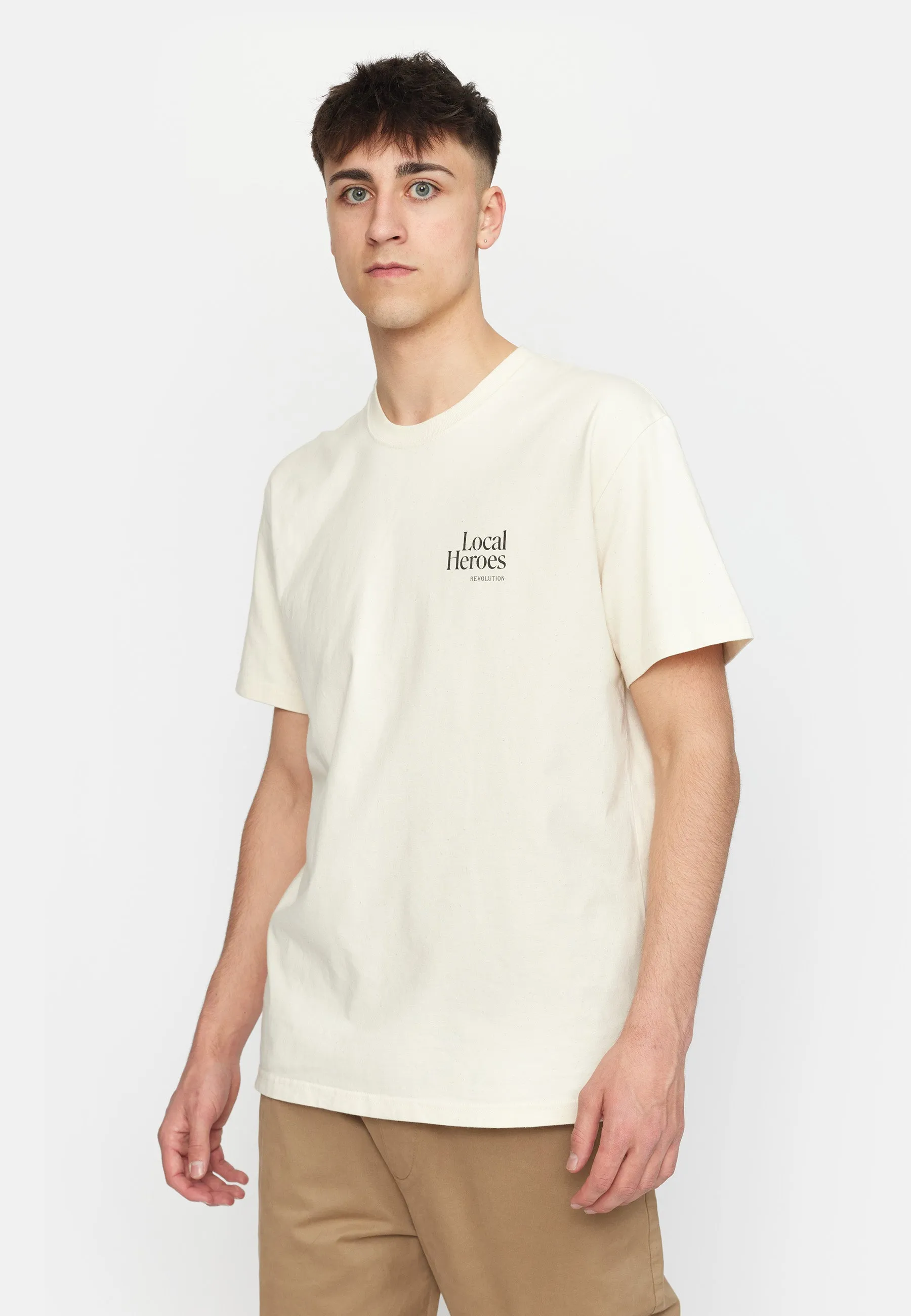 Printed T-shirt / 1387 VID - Offwhite sold by Revolution product image thumbnail 4