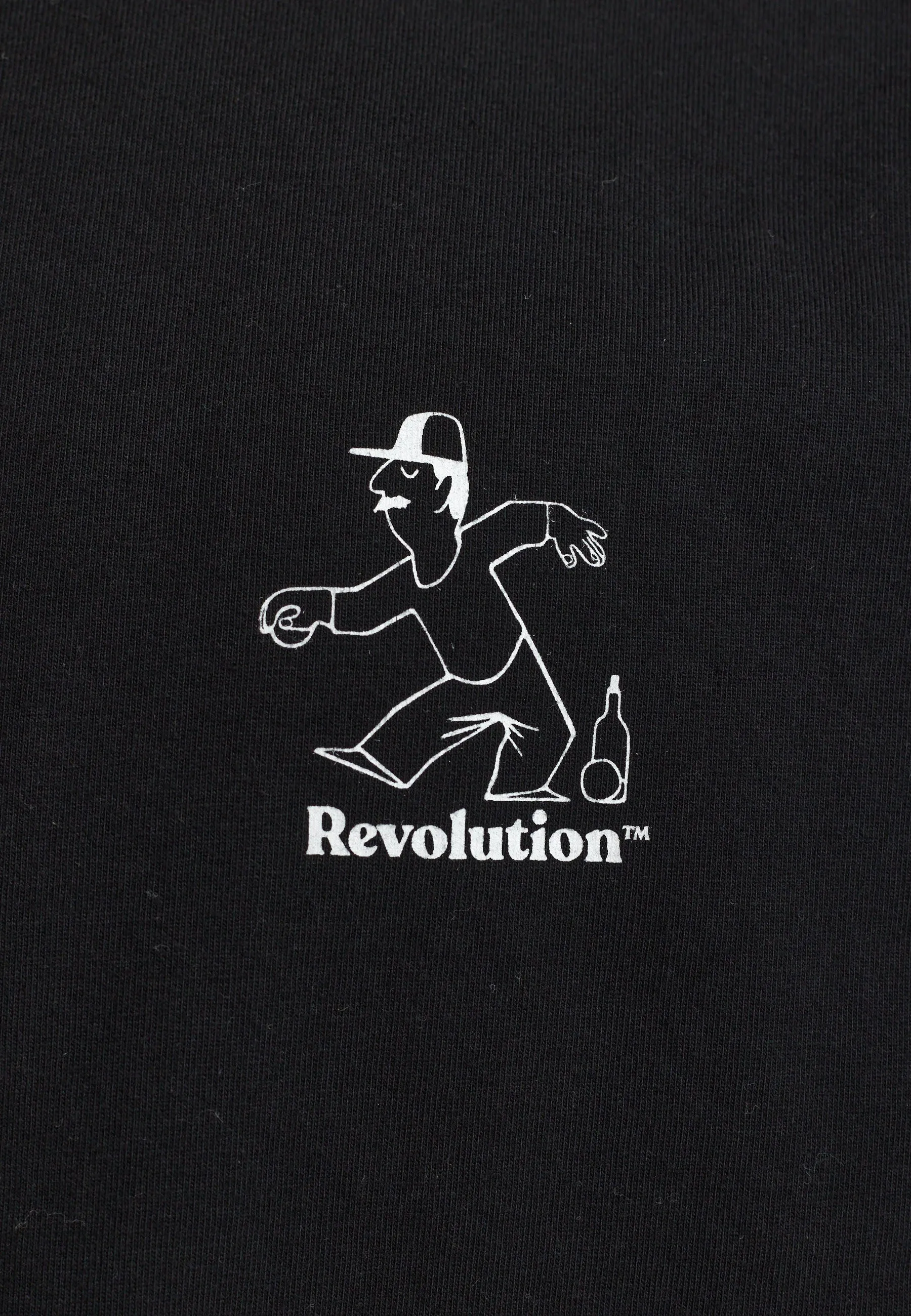Printed T-shirt / 1387 PET - Black sold by Revolution product image thumbnail 3