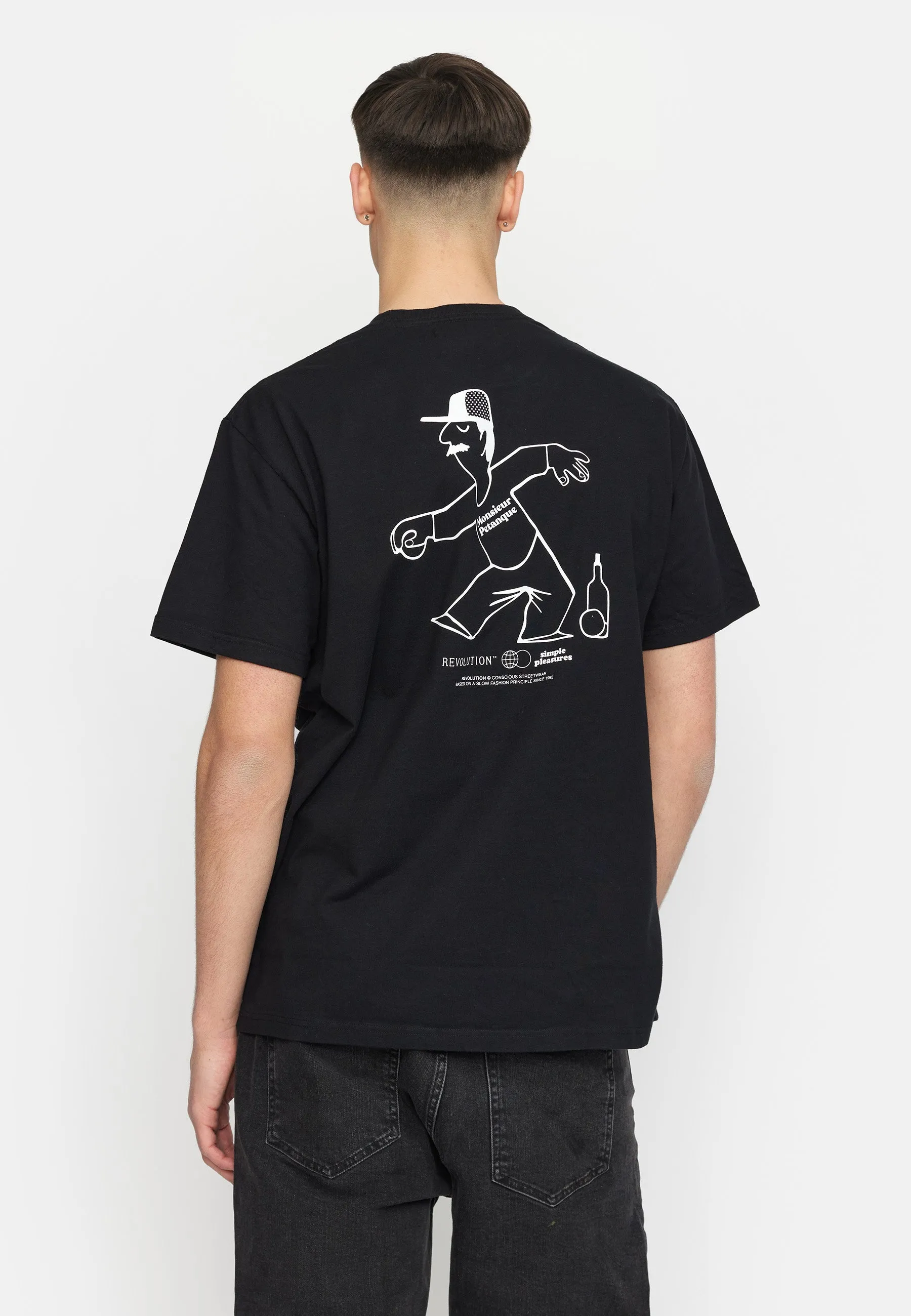 Printed T-shirt / 1387 PET - Black sold by Revolution product image thumbnail 5