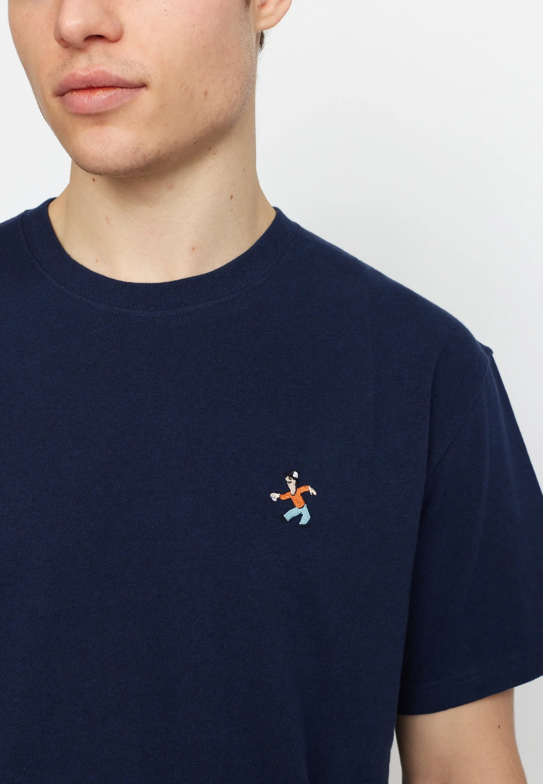 Application T-Shirt / 1385 PET - Navy-melange sold by Revolution