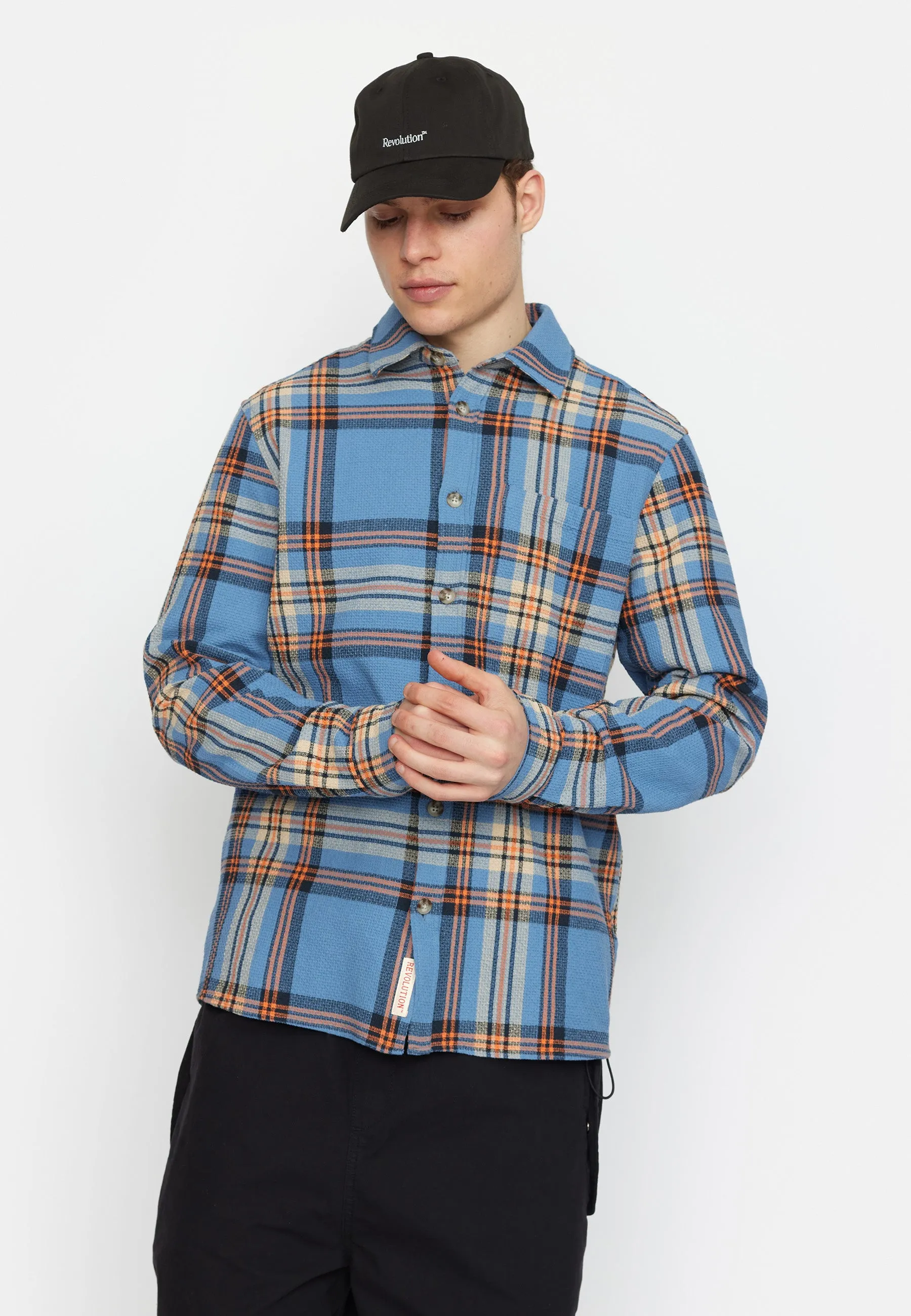 Loose Shirt / 3160 - Blue sold by Revolution product image thumbnail 4