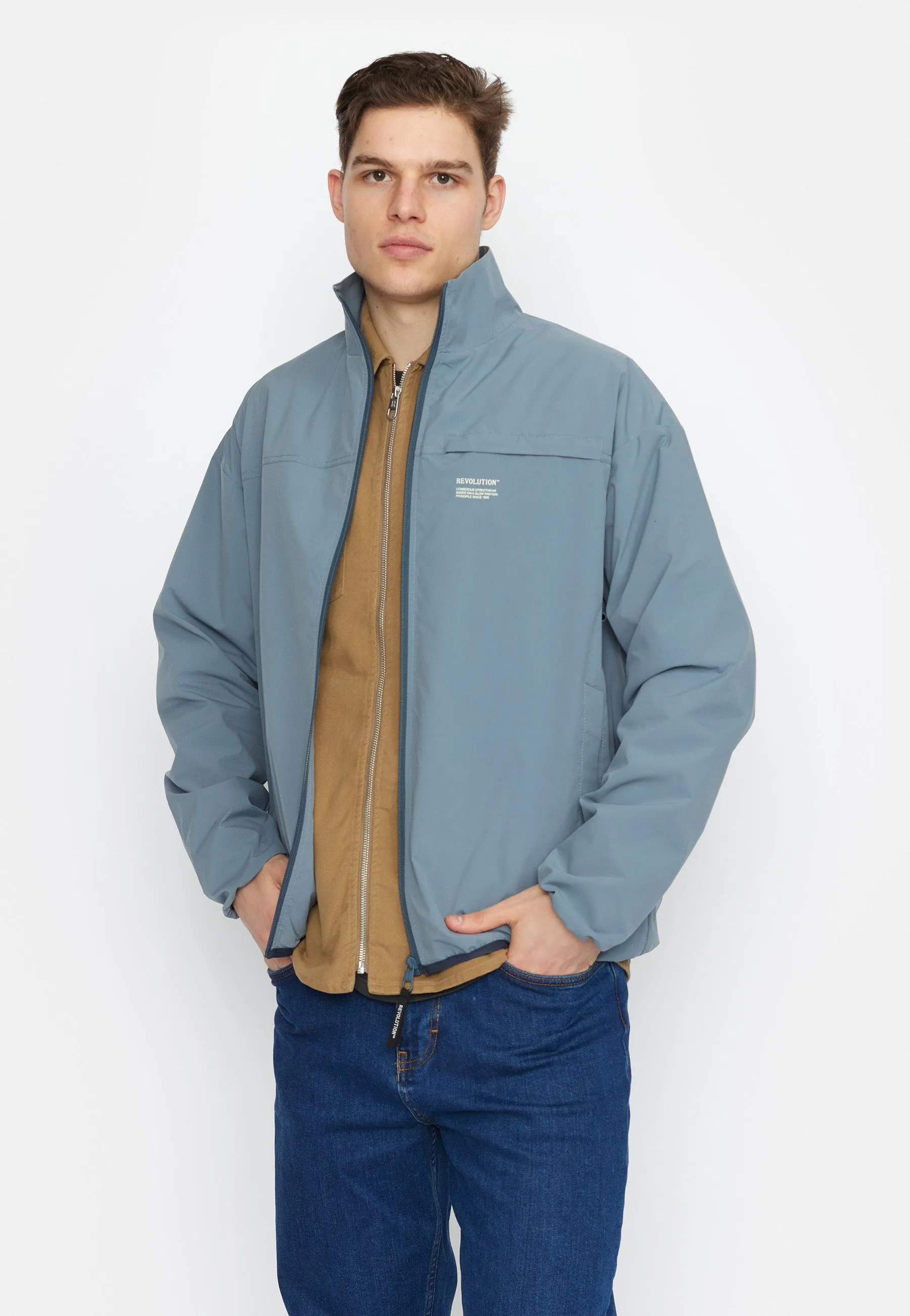 Track Jacket / 7840 - Blue sold by Revolution product image thumbnail 3