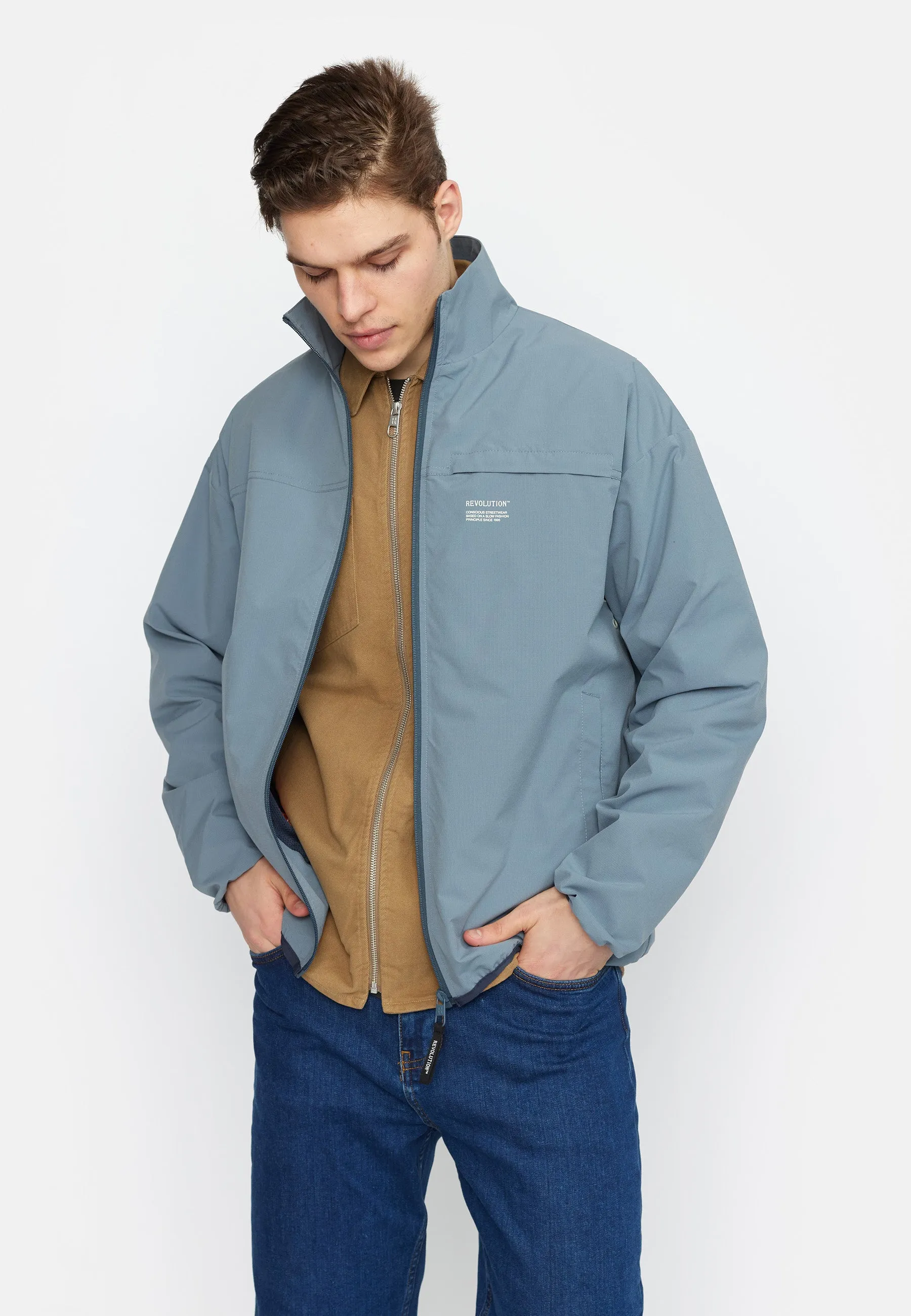 Track Jacket / 7840 - Blue sold by Revolution product image thumbnail 5