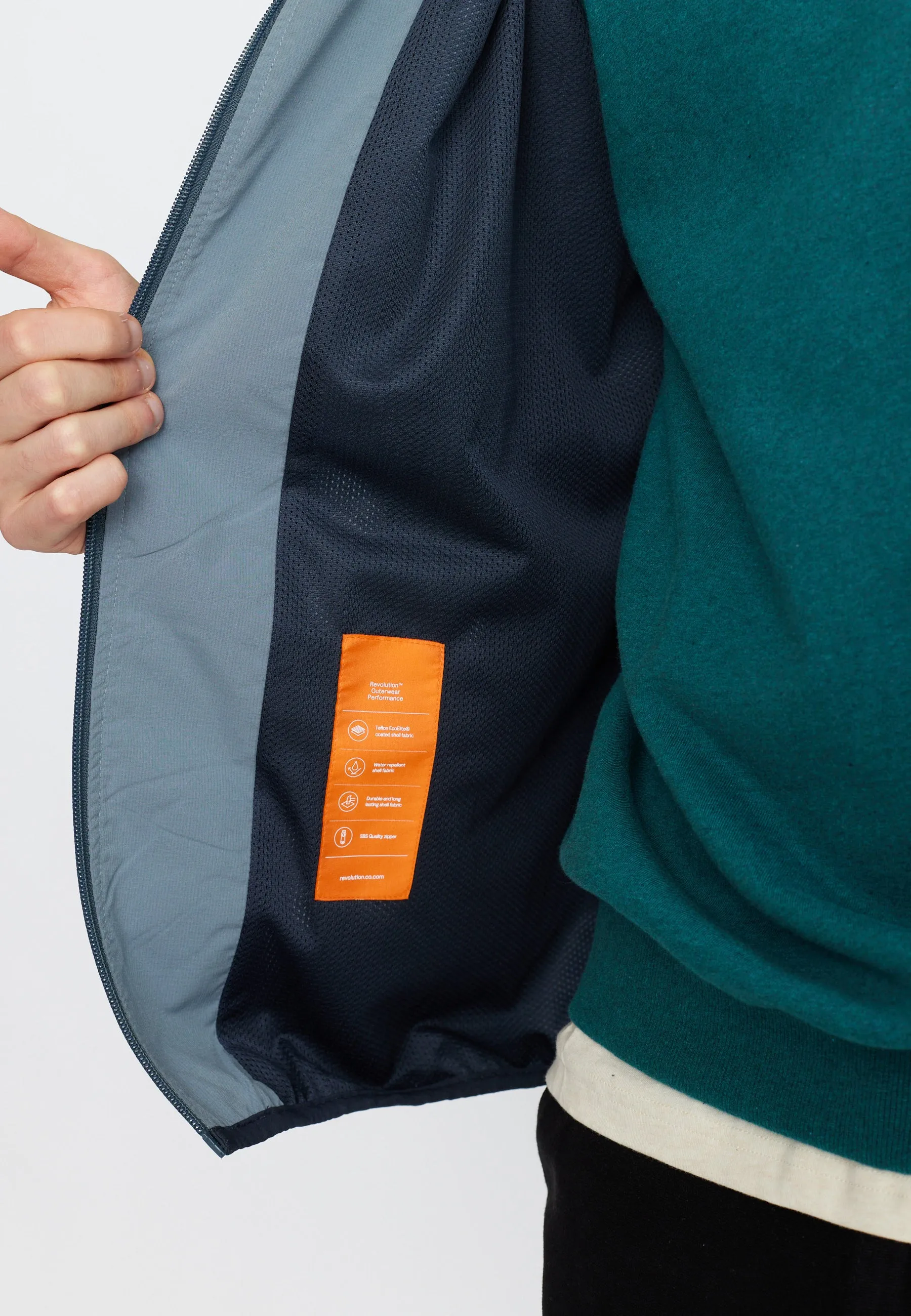 Hooded Track Jacket / 7838 - Blue sold by Revolution product image thumbnail 5