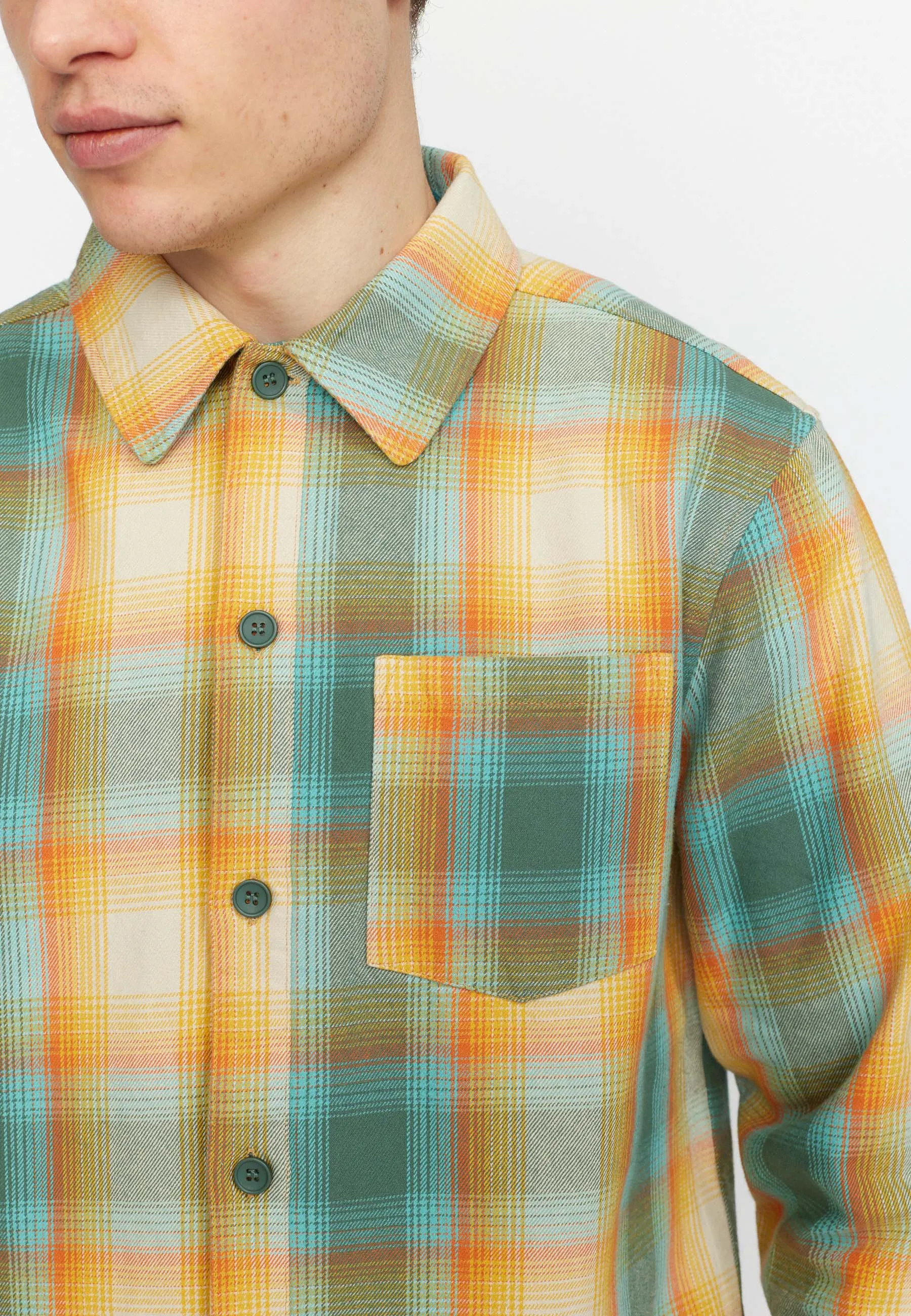 Casual Overshirt / 3974 - Green sold by Revolution product image thumbnail 5