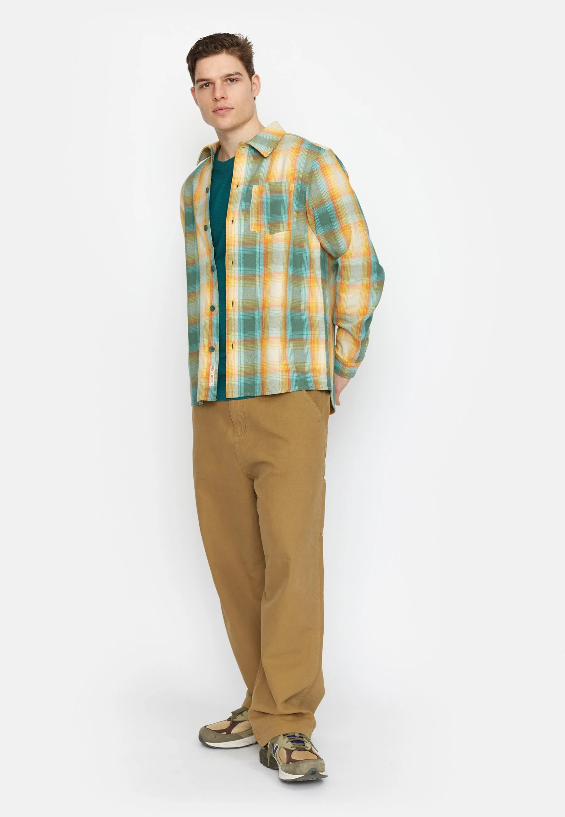 Casual Overshirt / 3974 - Green sold by Revolution product image thumbnail 2