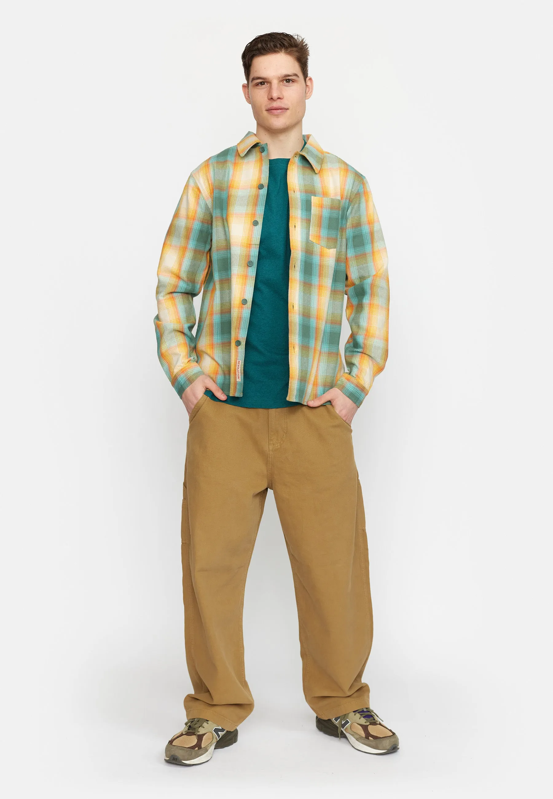 Casual Overshirt / 3974 - Green sold by Revolution