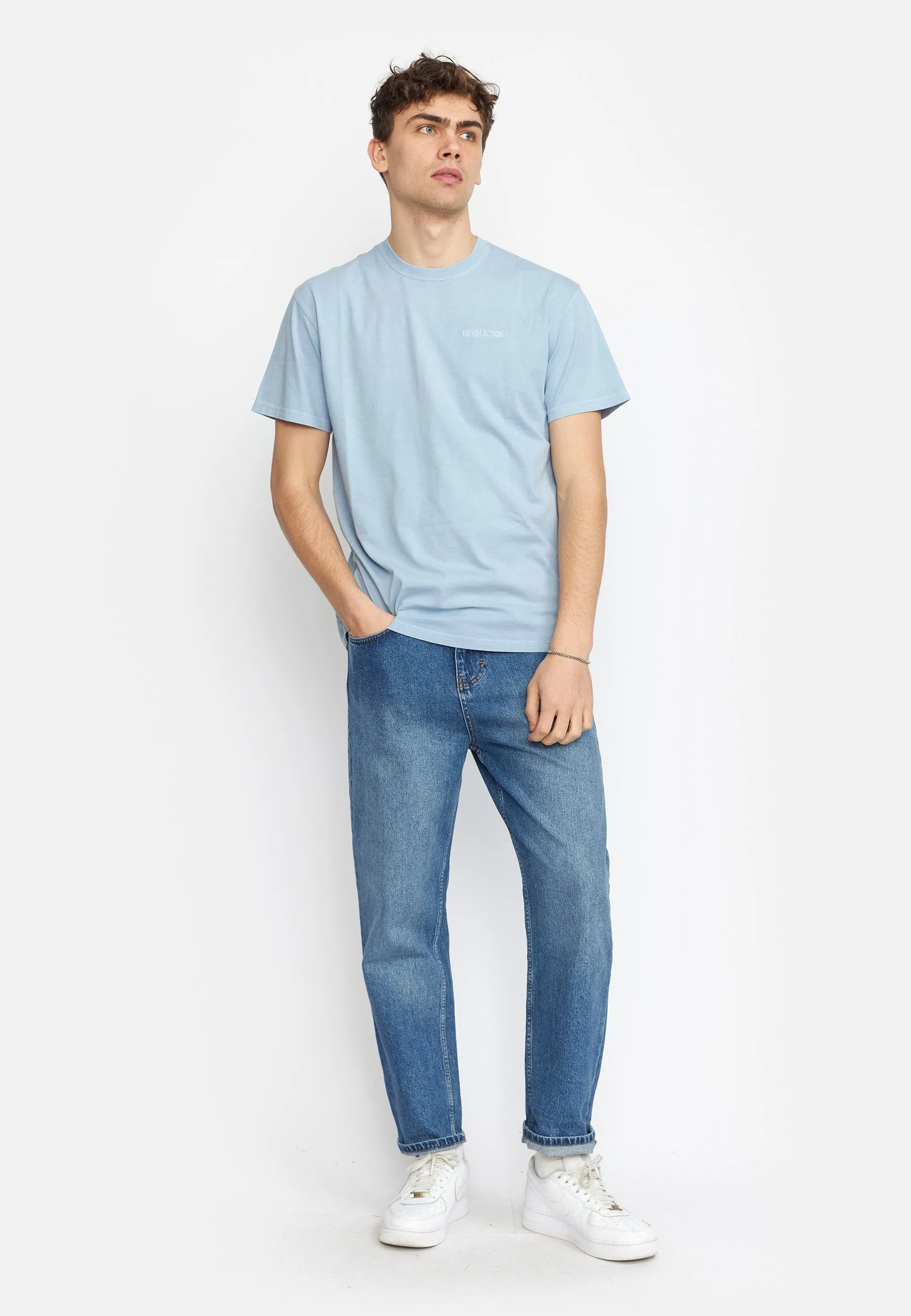 Application T-Shirt / 1329 LOG - Dustblue sold by Revolution