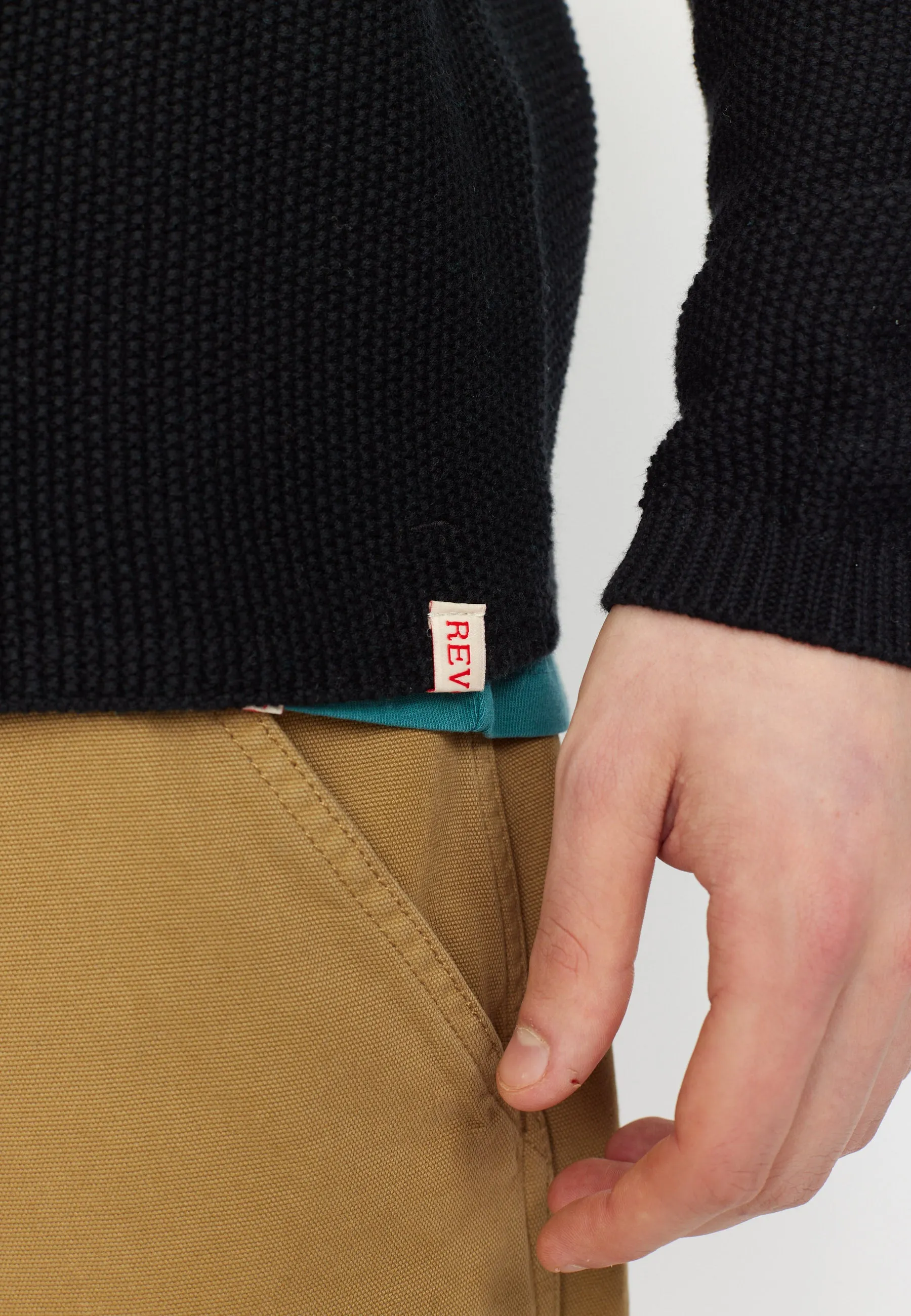 Knit Sweater / 6007 - Black sold by Revolution product image thumbnail 4