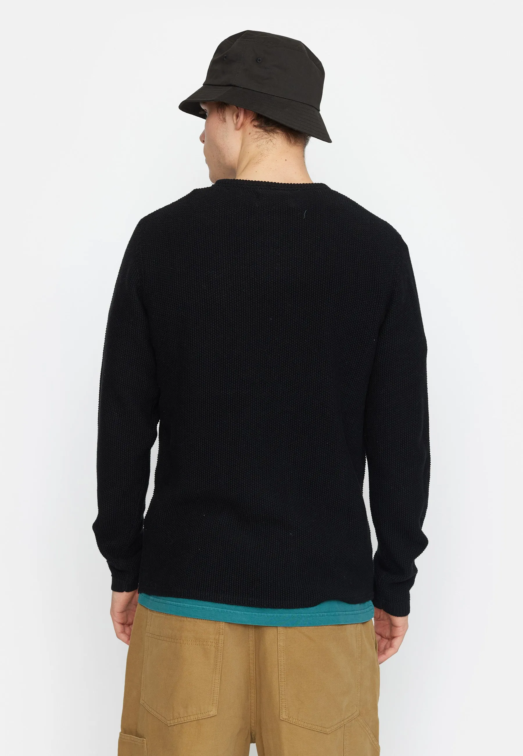 Knit Sweater / 6007 - Black sold by Revolution product image thumbnail 3