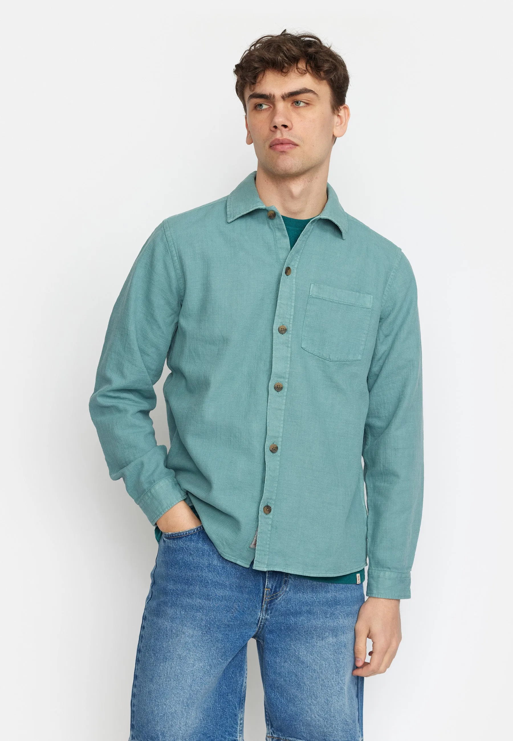 Casual Shirt / 3997 - Dustgreen sold by Revolution product image thumbnail 3