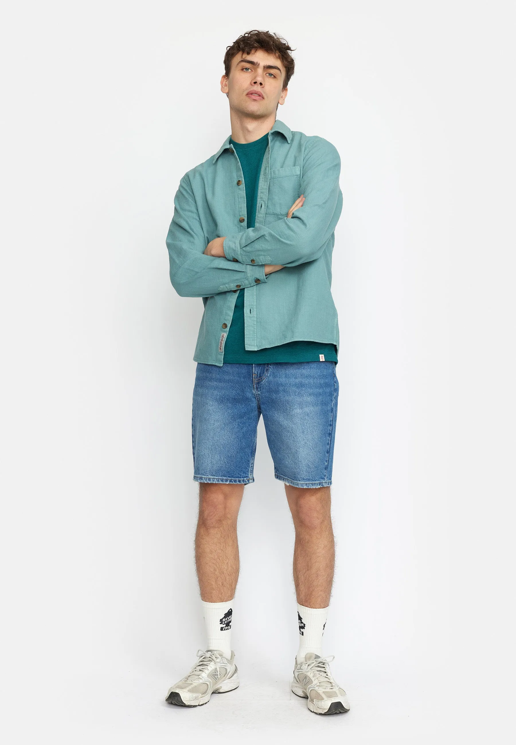 Casual Shirt / 3997 - Dustgreen sold by Revolution product image thumbnail 2