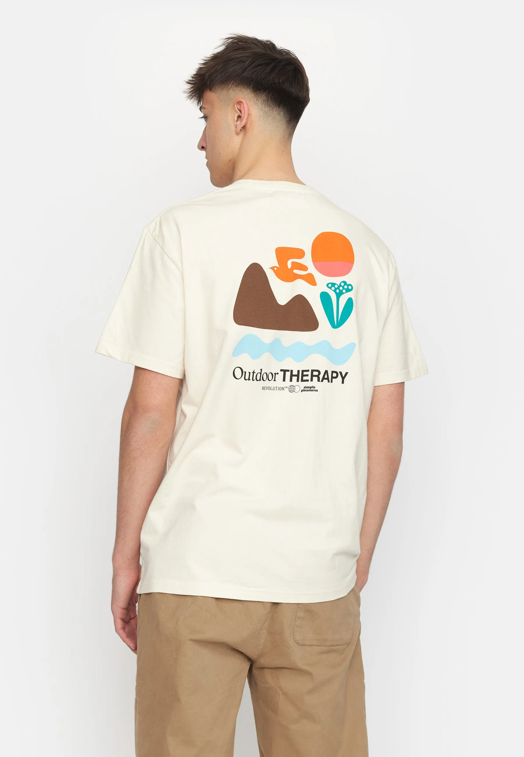Printed T-shirt / 1387 THE - Offwhite sold by Revolution product image thumbnail 5