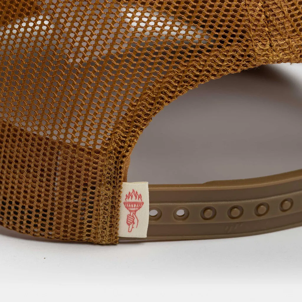 Trucker Cap / 9411 ALL - Brown sold by Revolution product image thumbnail 3