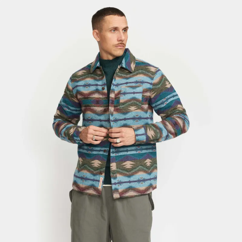 Casual Overshirt / 3955 - Blue sold by Revolution