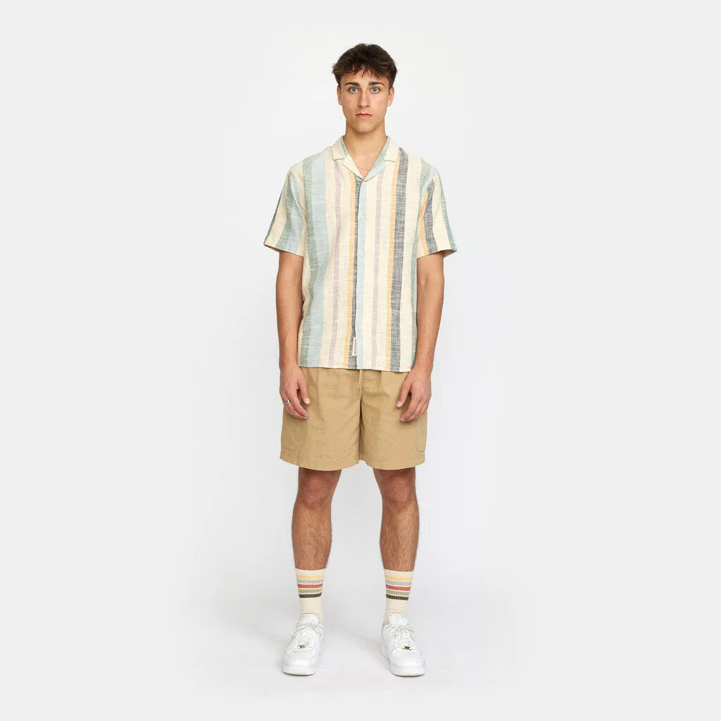 Short-sleeved Cuban Shirt / 3918 - Dustgreen sold by Revolution product image thumbnail 3