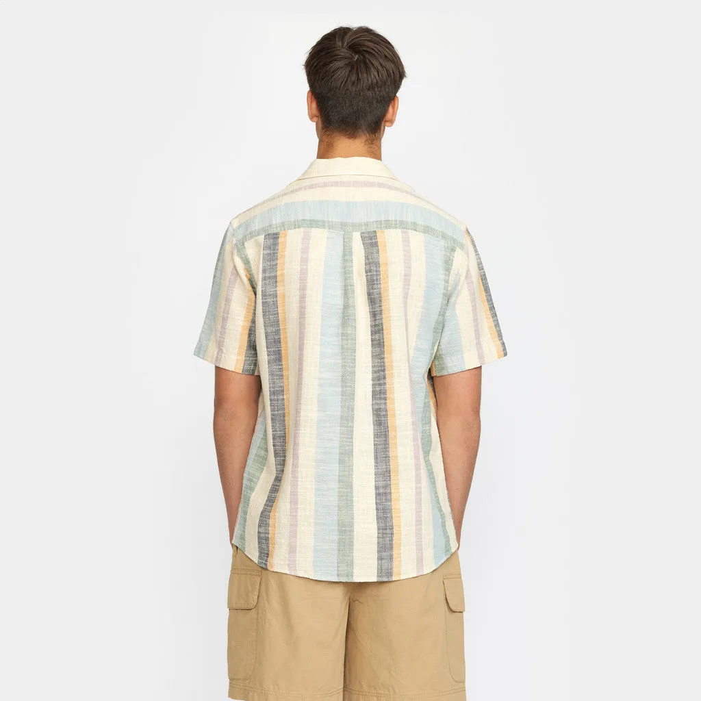 Short-sleeved Cuban Shirt / 3918 - Dustgreen sold by Revolution product image thumbnail 4