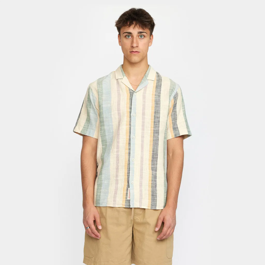 Short-sleeved Cuban Shirt / 3918 - Dustgreen sold by Revolution product image thumbnail 2