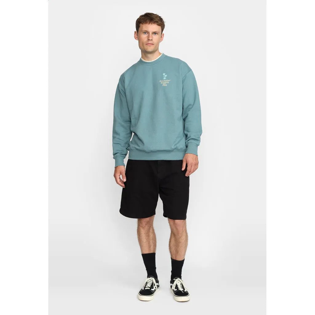 Printed Crewneck / 2788 FIN - Blue sold by Revolution product image thumbnail 3