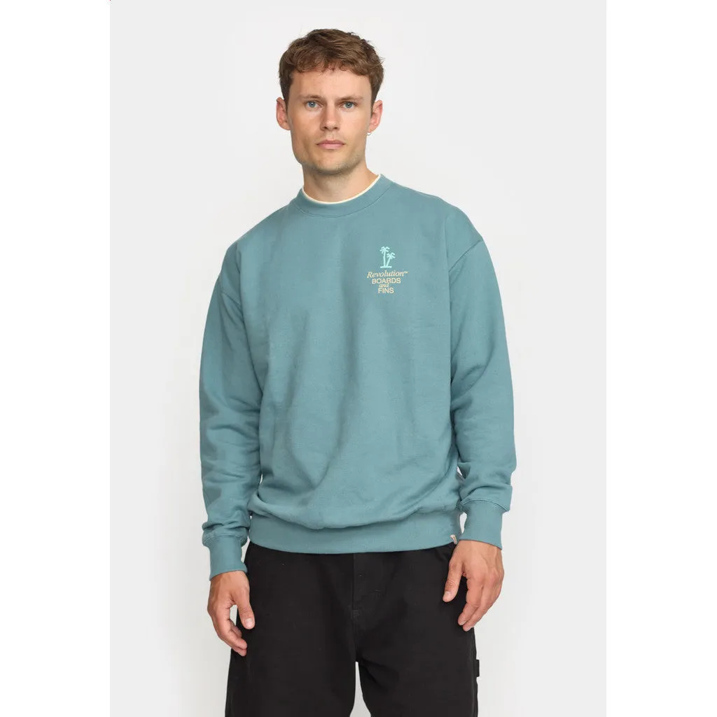 Printed Crewneck / 2788 FIN - Blue sold by Revolution product image thumbnail 4