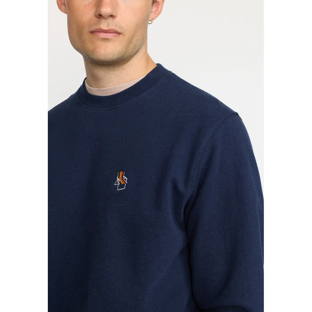 Application Sweatshirt / 2787 CHA - Navy-melange sold by Revolution