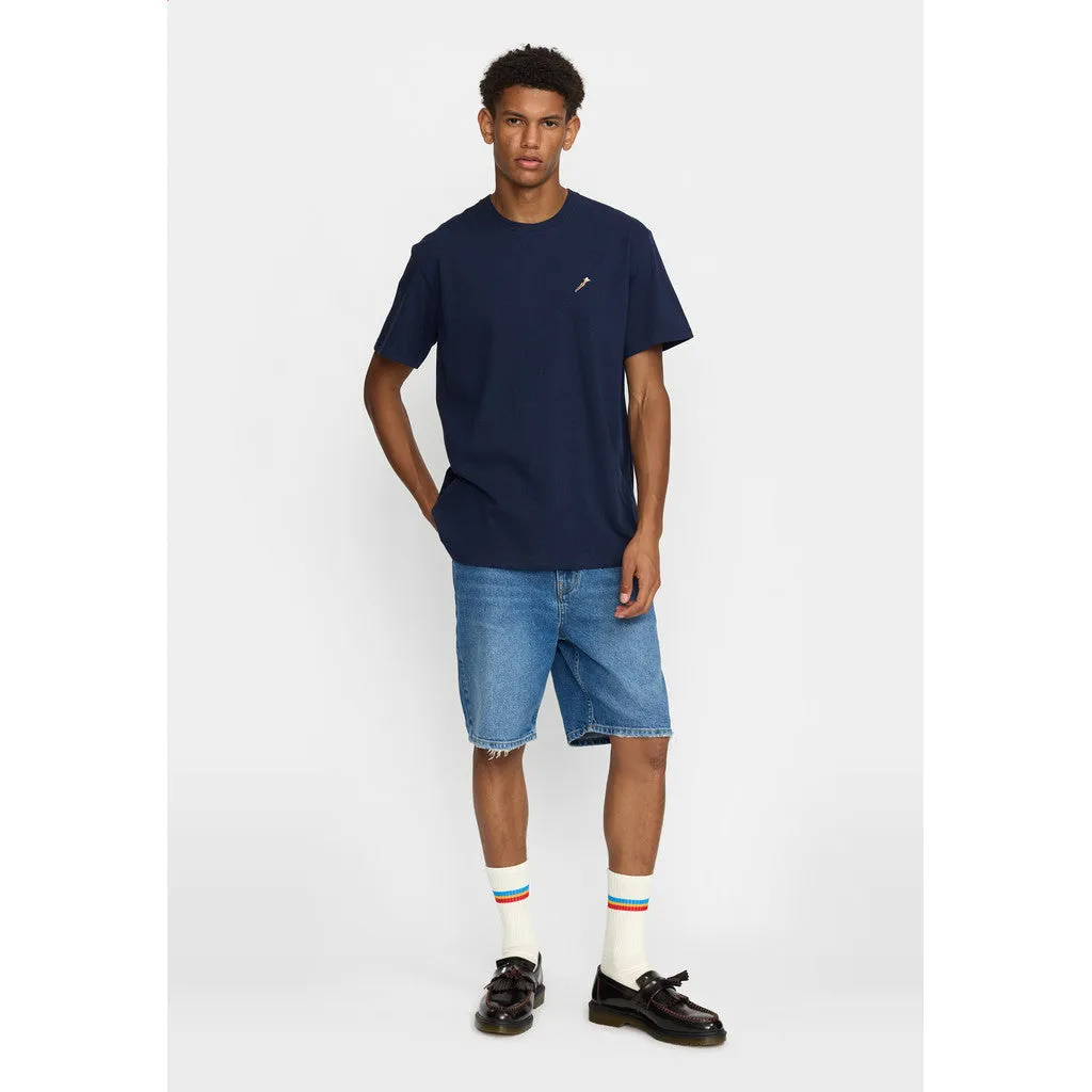 Application T-Shirt / 1390 BAT - Navy-melange sold by Revolution product image thumbnail 3