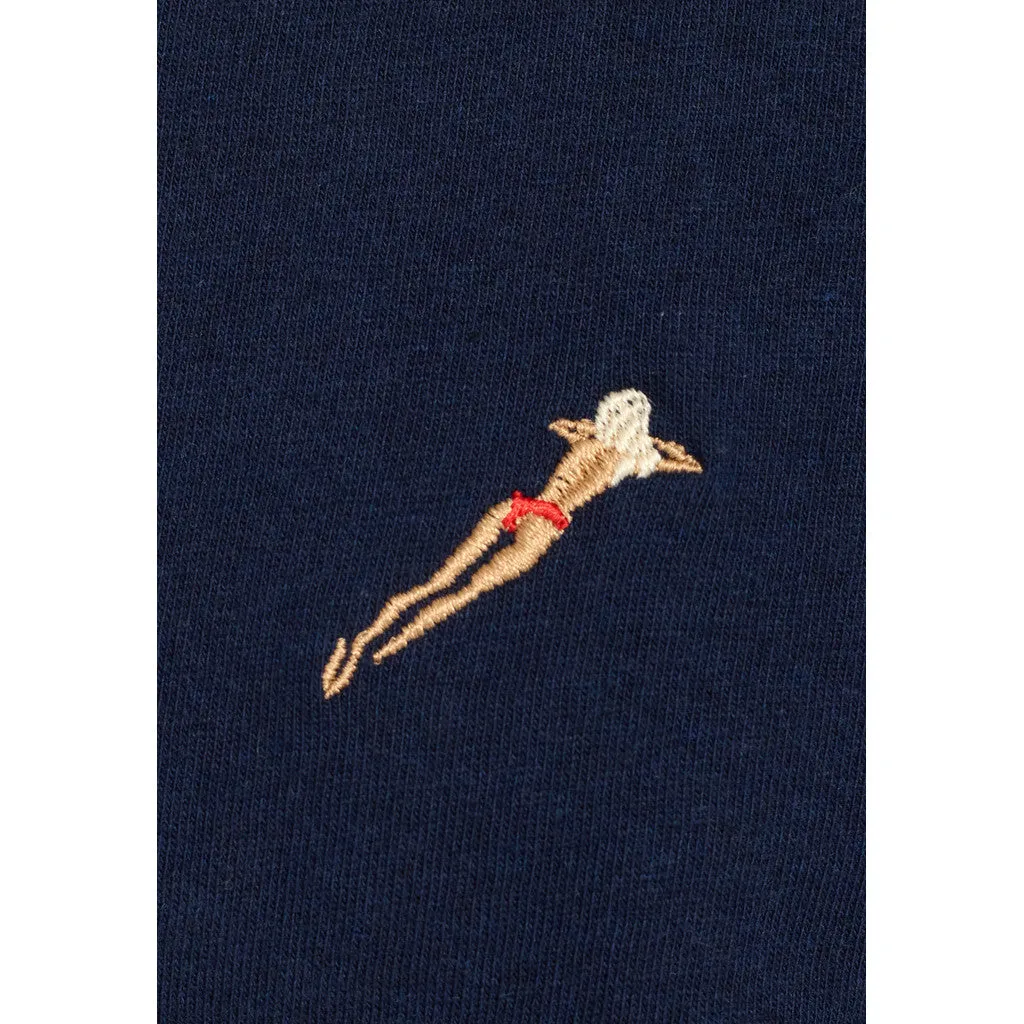 Application T-Shirt / 1390 BAT - Navy-melange sold by Revolution product image thumbnail 2