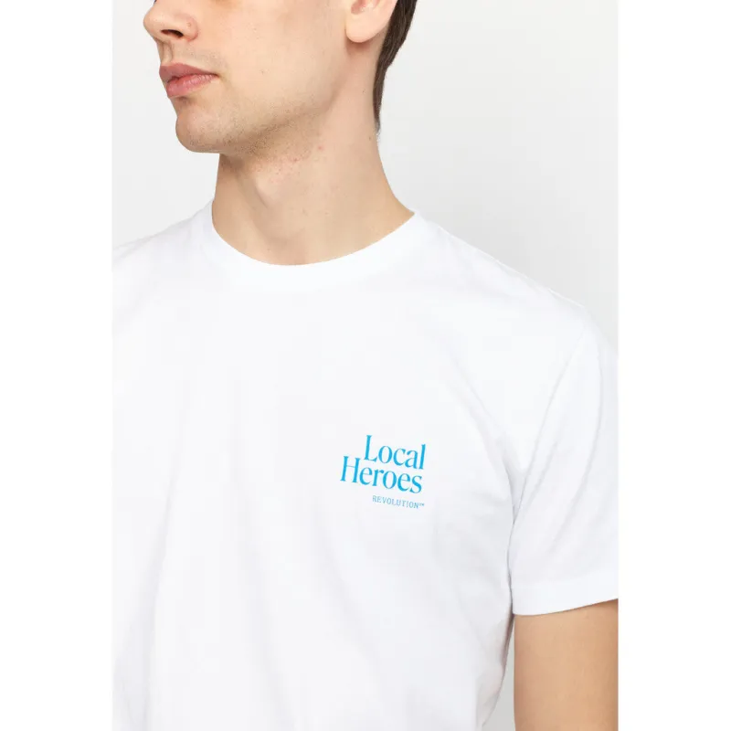 Printed T-shirt / 1388 GRO - White sold by Revolution