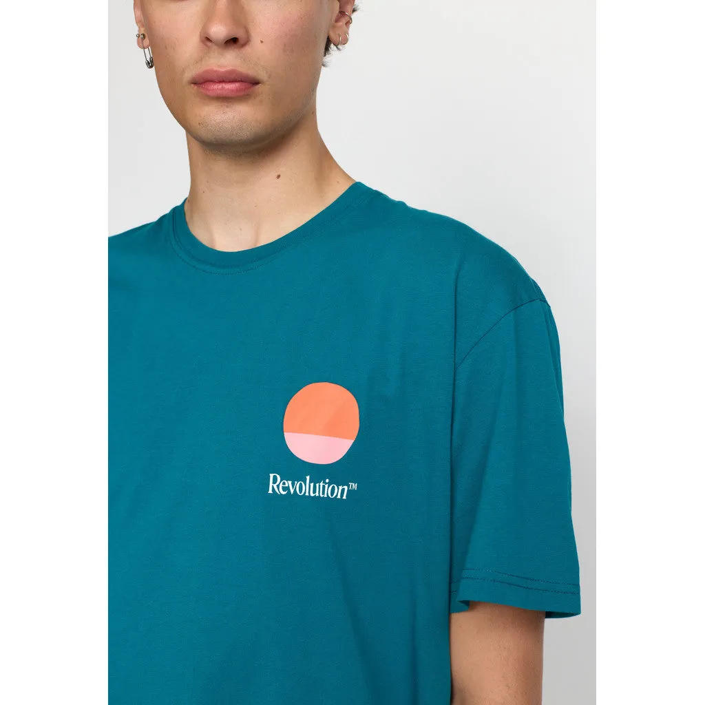 Application T-Shirt / 1393 MOU - Petrol sold by Revolution