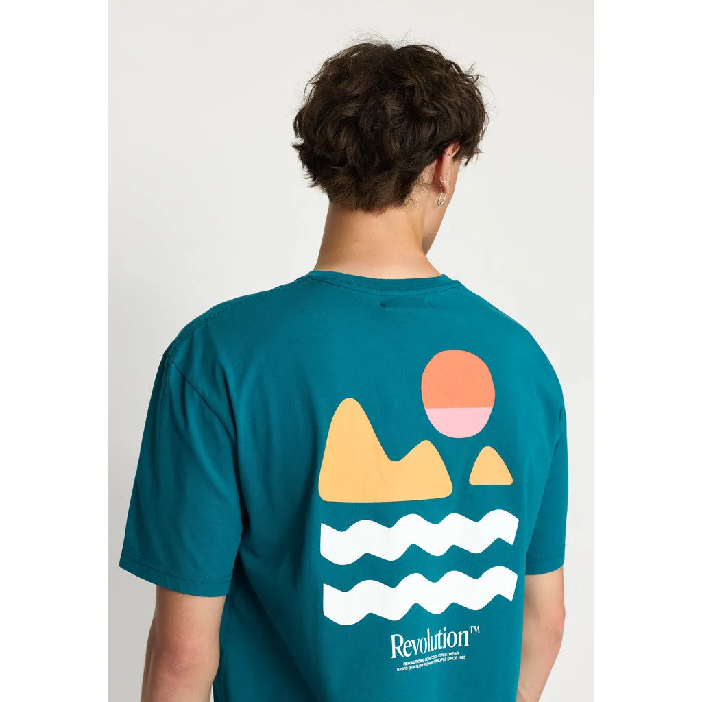 Application T-Shirt / 1393 MOU - Petrol sold by Revolution product image thumbnail 2