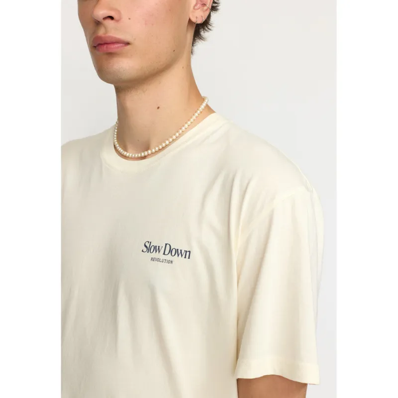 Application T-Shirt / 1393 SLO - Offwhite sold by Revolution