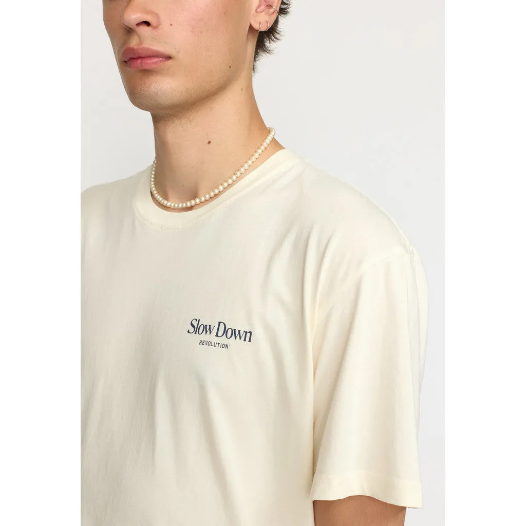 Application T-Shirt / 1393 SLO - Offwhite sold by Revolution