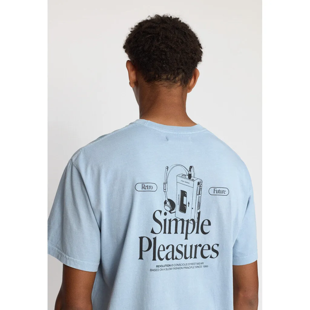 Printed T-shirt / 1389 SIM - Dustblue sold by Revolution product image thumbnail 2