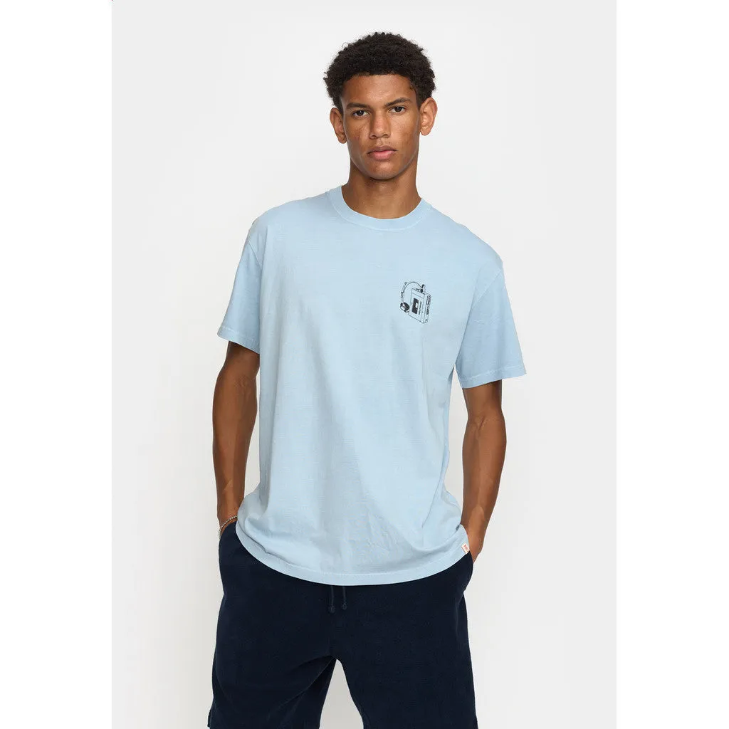 Printed T-shirt / 1389 SIM - Dustblue sold by Revolution product image thumbnail 4